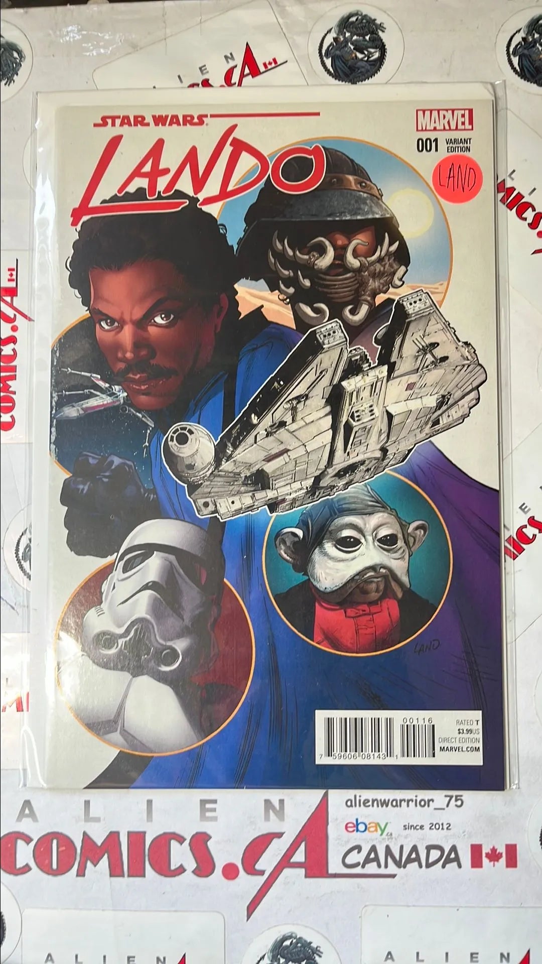 Lando (#1G Greg Land Variant NM)
