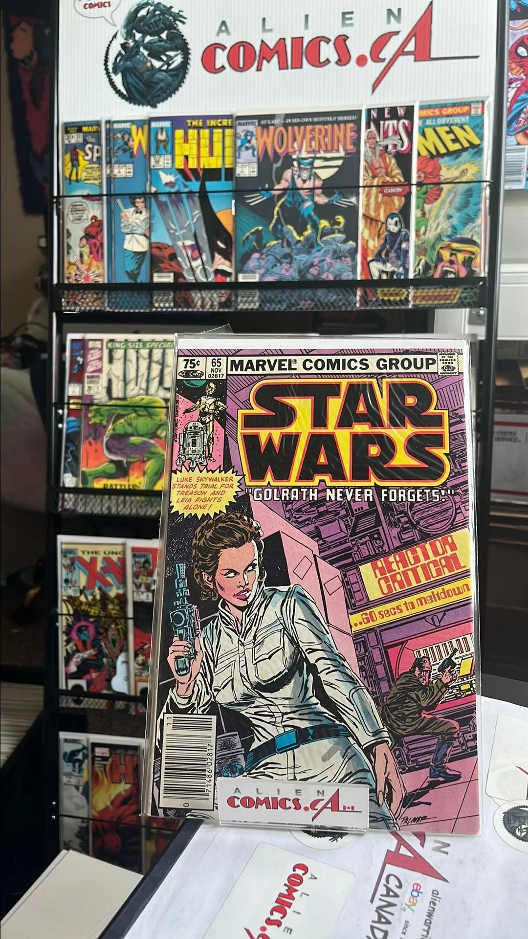 Star Wars (Marvel 1977 75¢ Canadian Price Variant #65 NM)