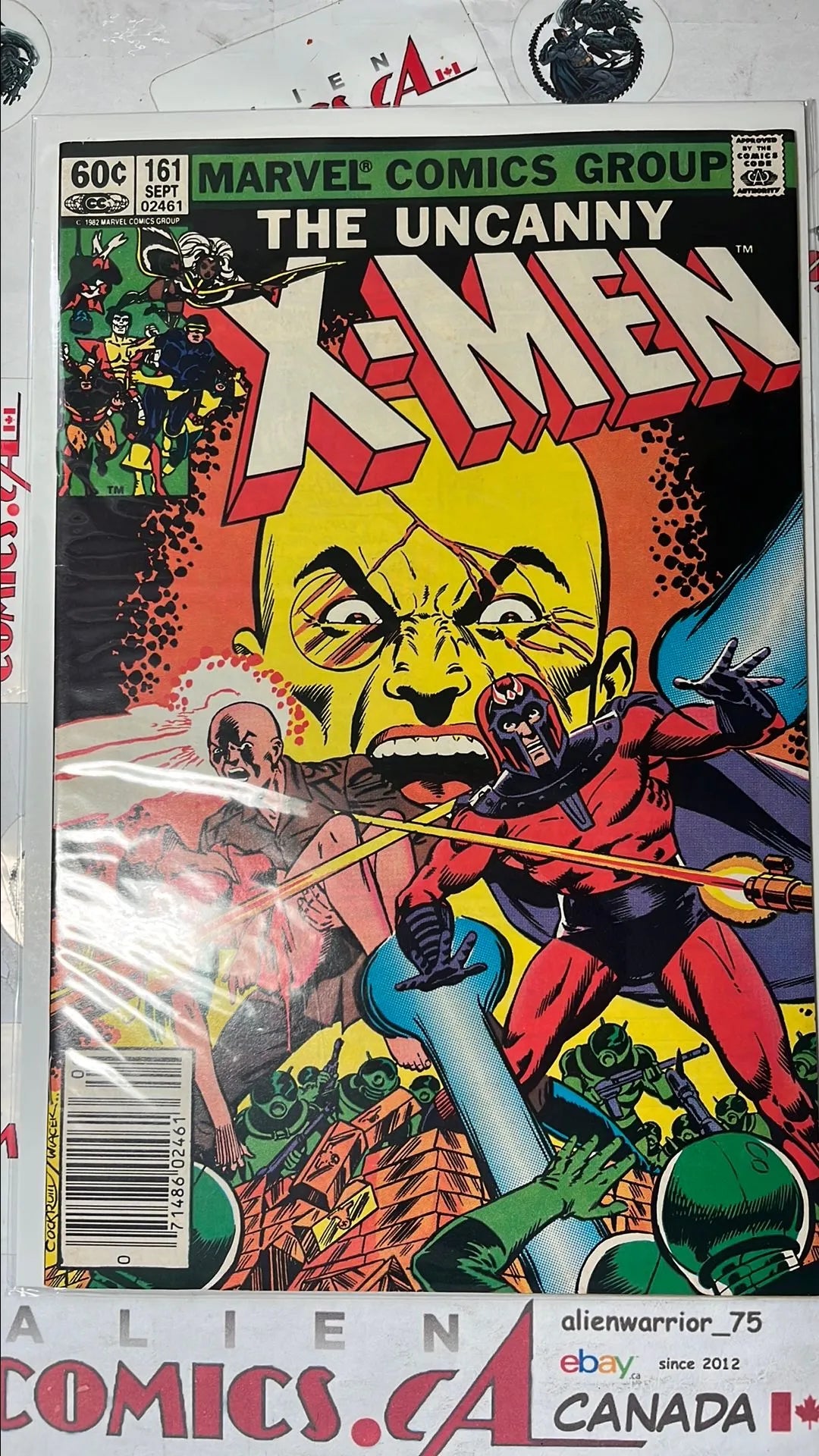 Uncanny X-men (#161 Newsstand Edition Origin of Magneto VF)