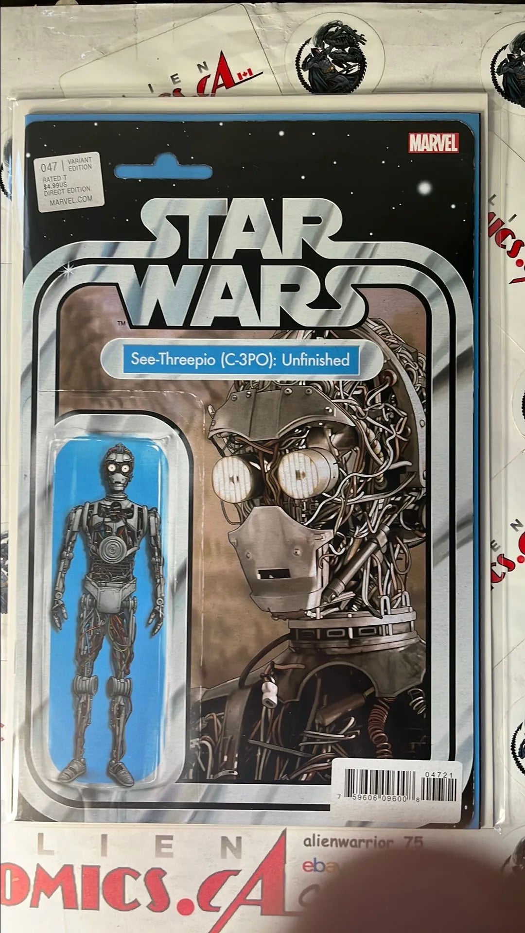 Star Wars (Action Figure Variant #47 See Threepio (C-3PO) Unfinished NM)