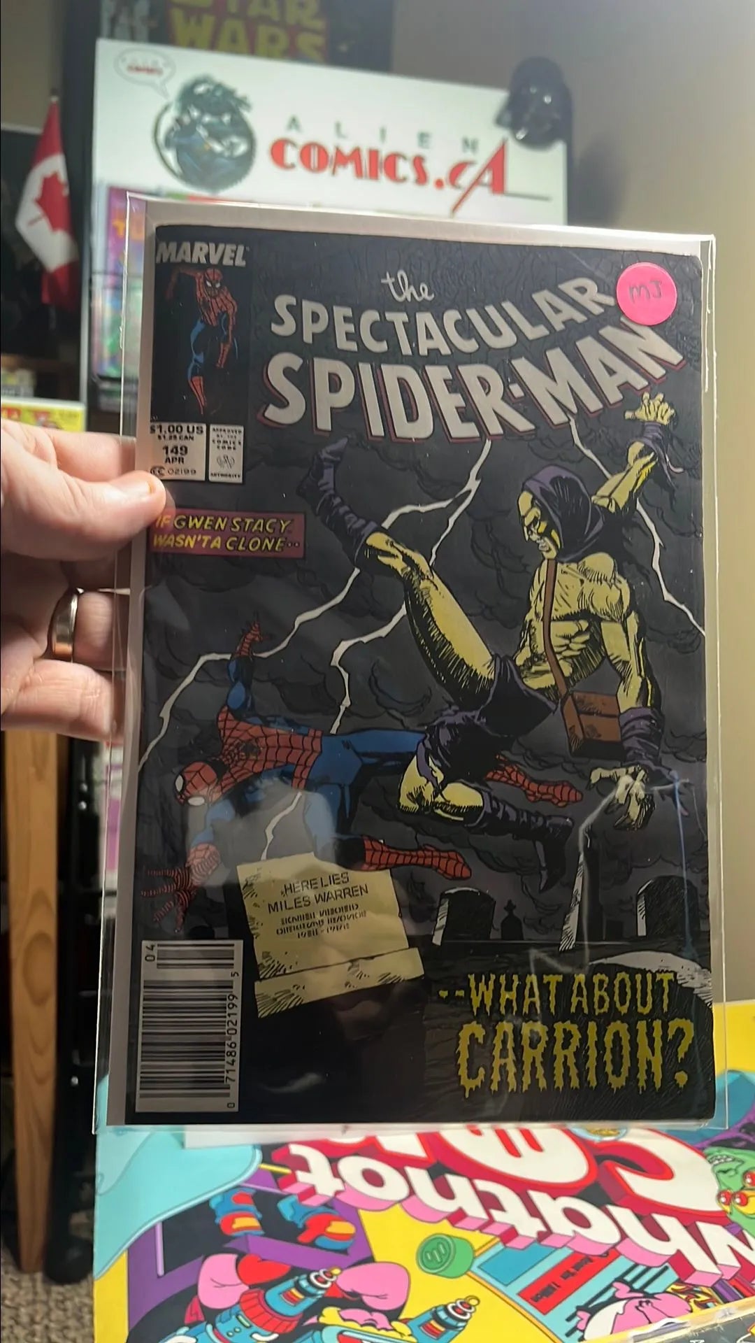 Peter Parker: The Spectacular Spider-man (#149 Newsstand Edition Mark Jewellers Insert FN)