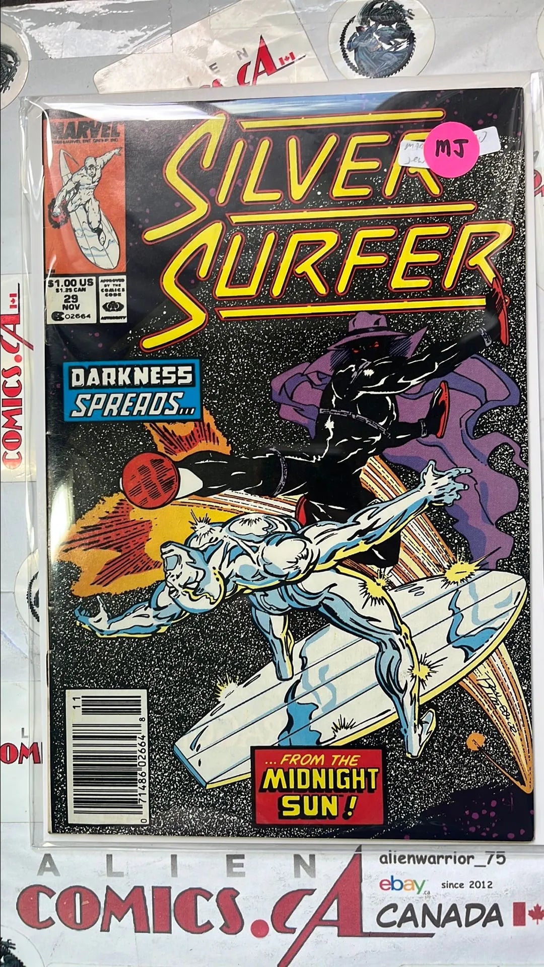 Silver Surfer (#29 Newsstand Edition Mark Jewelers Insert VF)