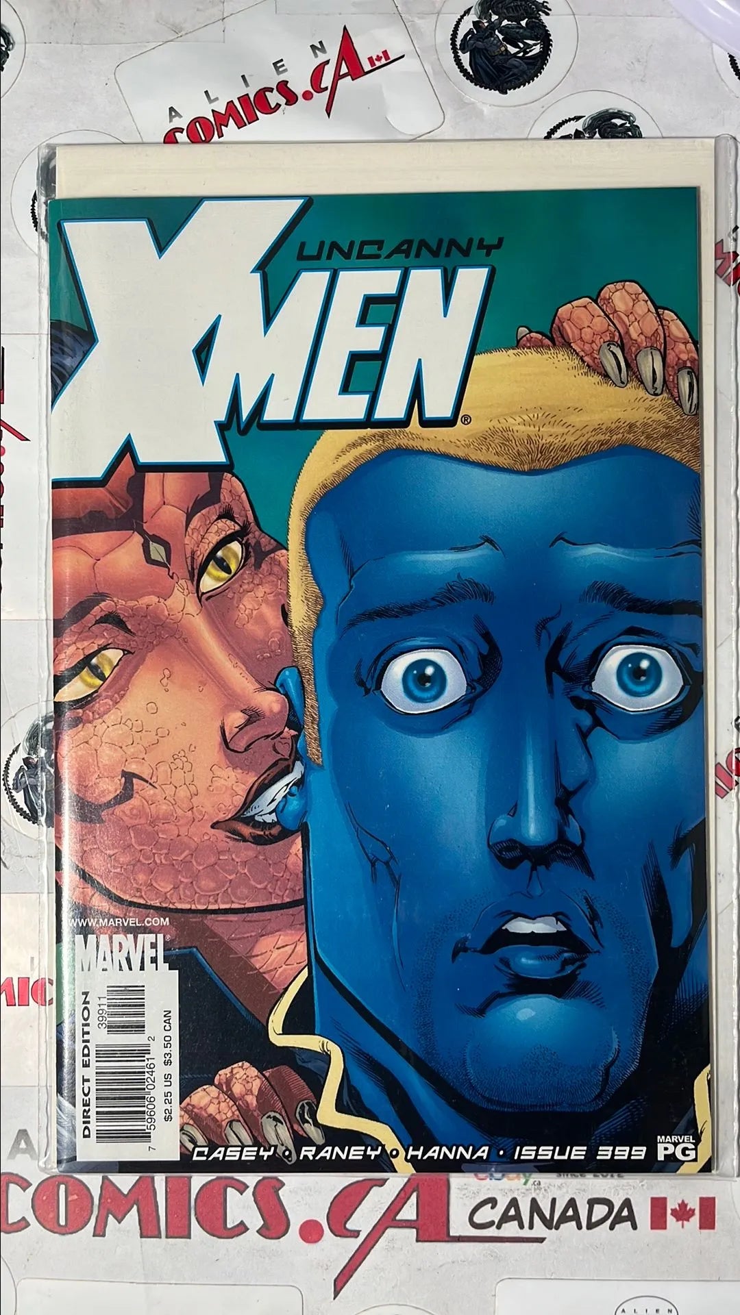 Uncanny X-men (#399 Marvel 2001 Direct Edition 1st app. Stacy-X NM)