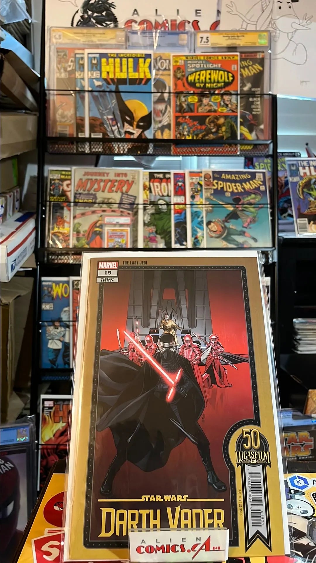 The Last Jedi (Darth Vader #19 50th Lucasfilm Anniversary Variant NM)