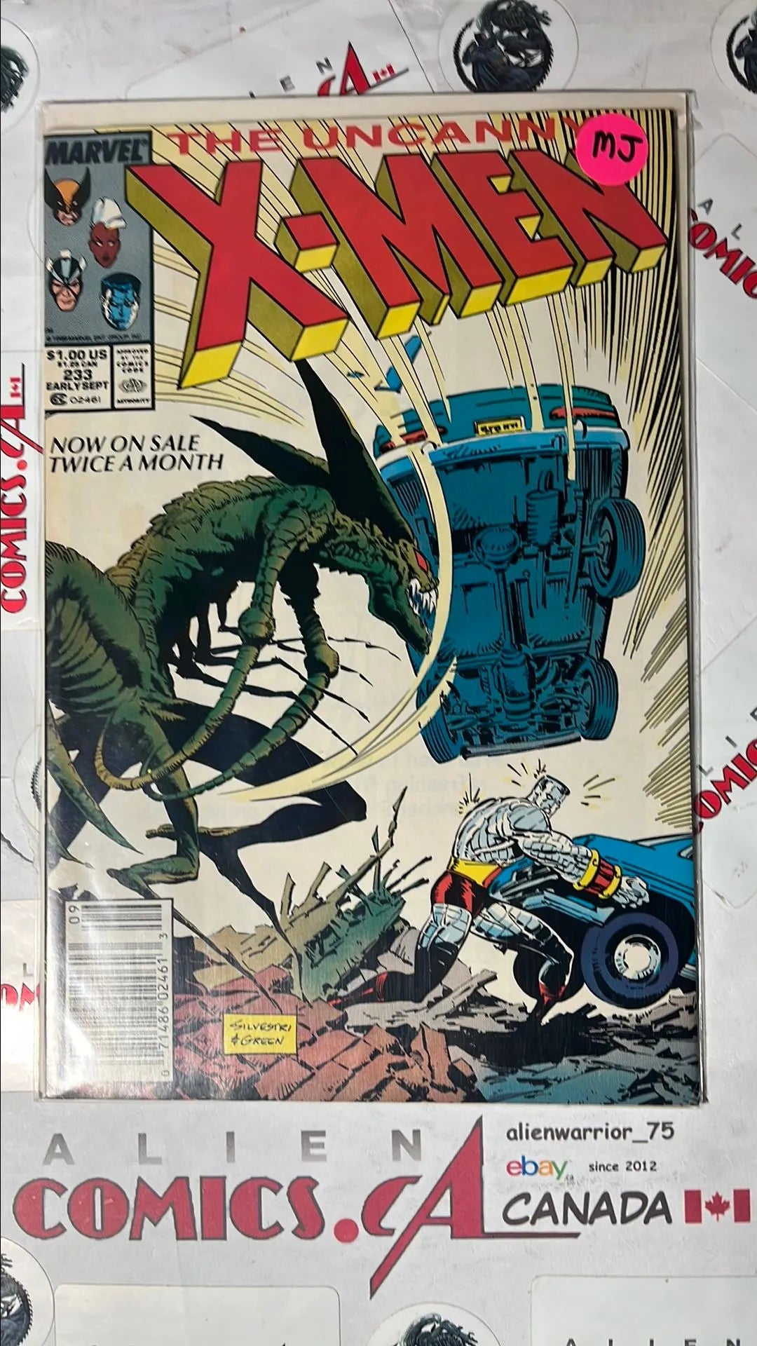 Uncanny X-men (#233 Newsstand Edition Mark Jewelers Insert FN/VF)