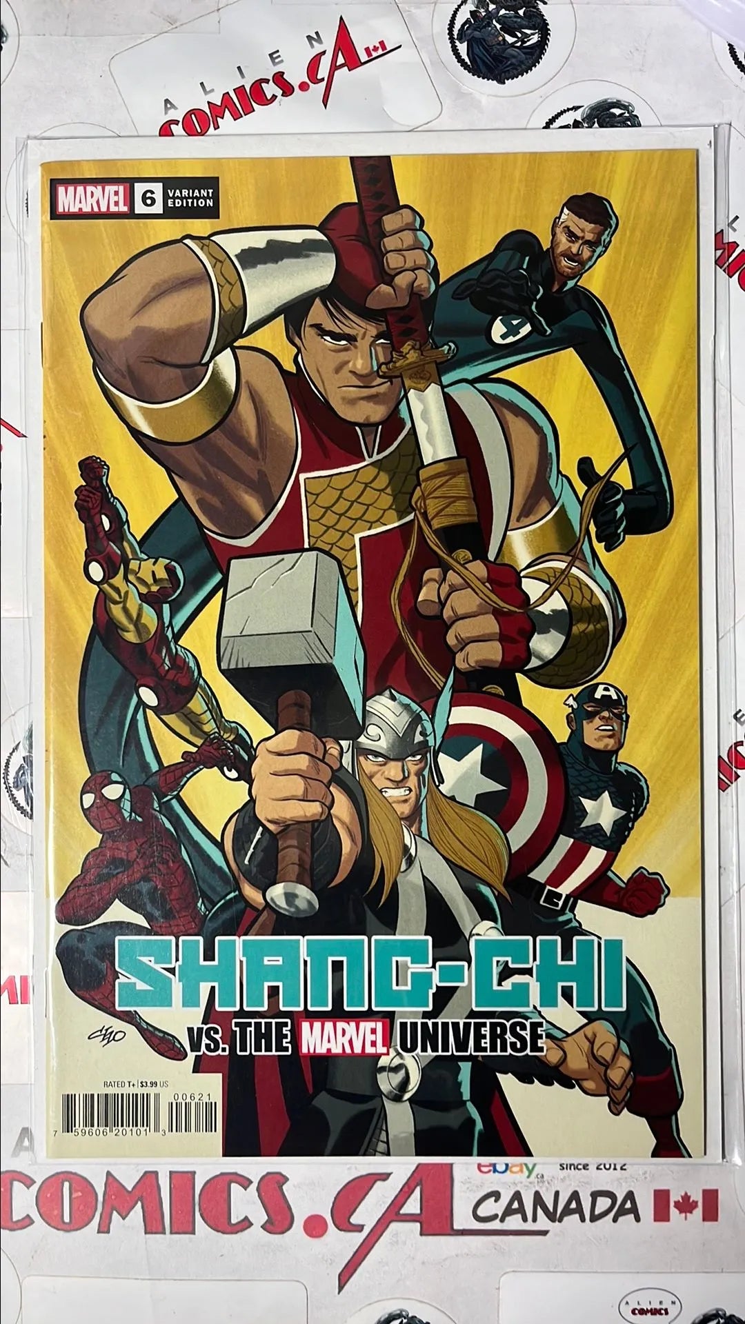 Shang-Chi vs. The Marvel Universe (#6 Marvel 2021 Michael Cho 1:50 Variant NM)