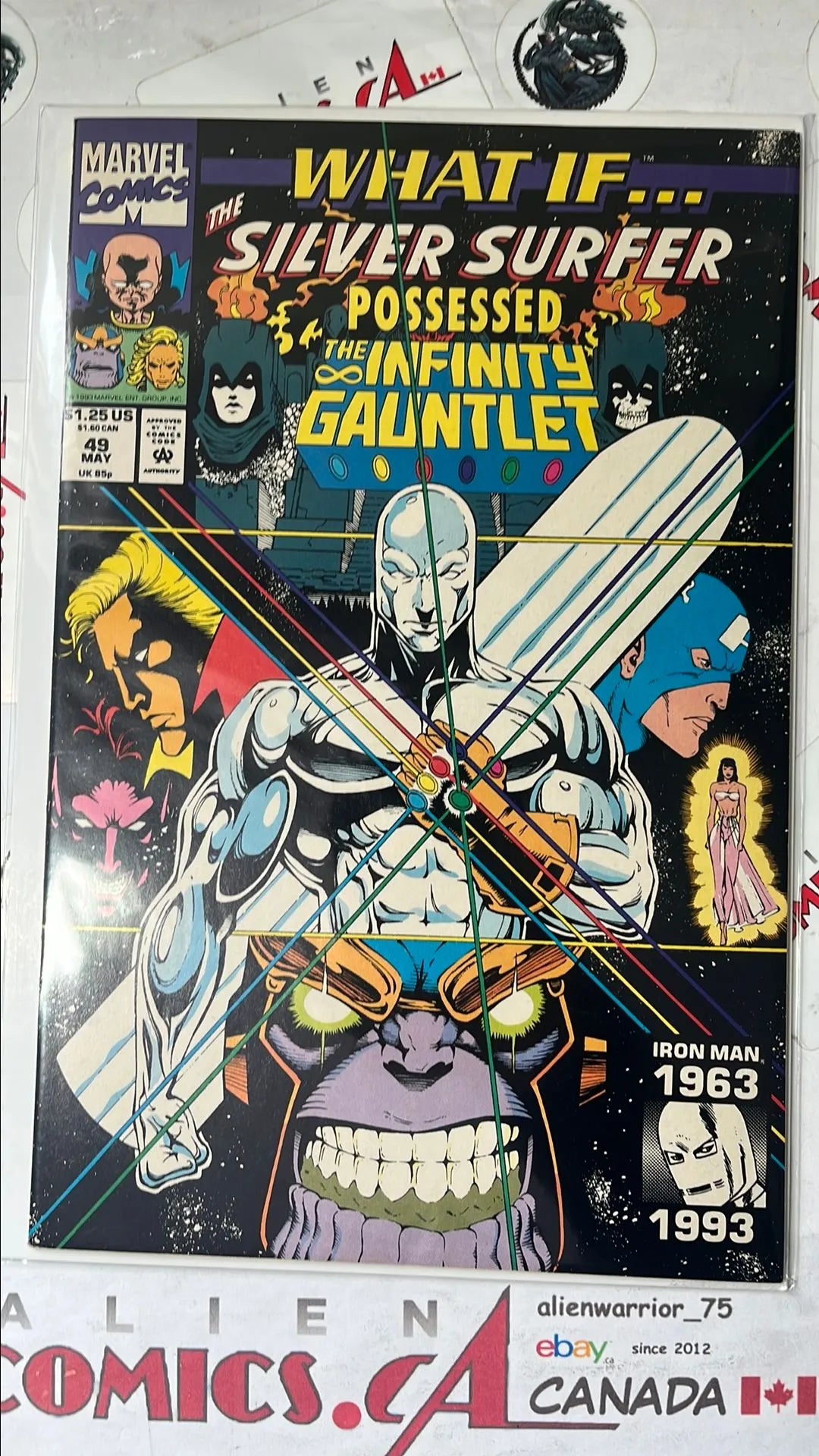 What ...If? (#49 Silver Surfer Possessed The Infinity Gauntlet Direct Edition VF+)