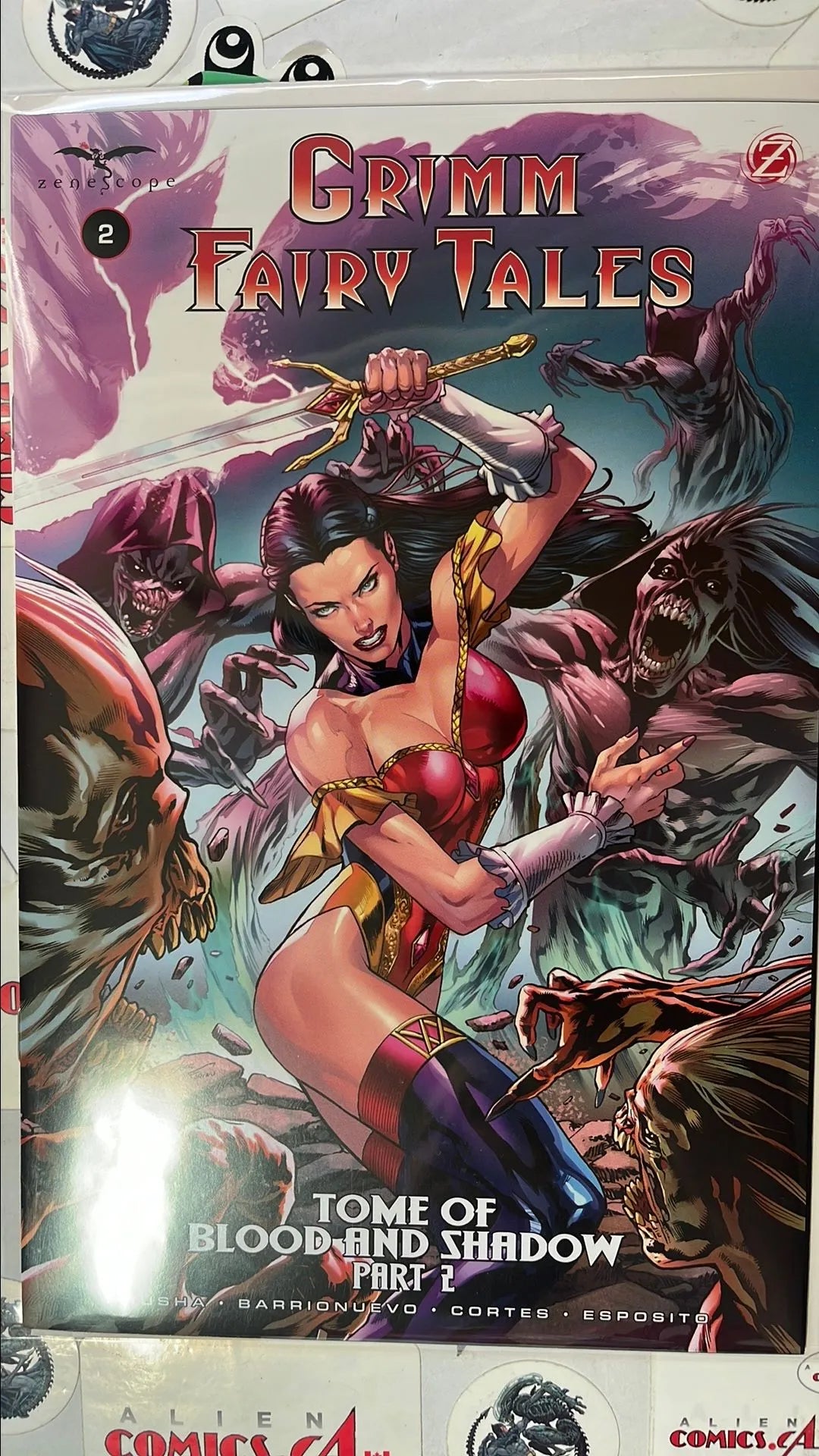Grimm Fairy Tales (#2 Zenscope 2026 Tome of Blood and Shadow Part 2 NM)