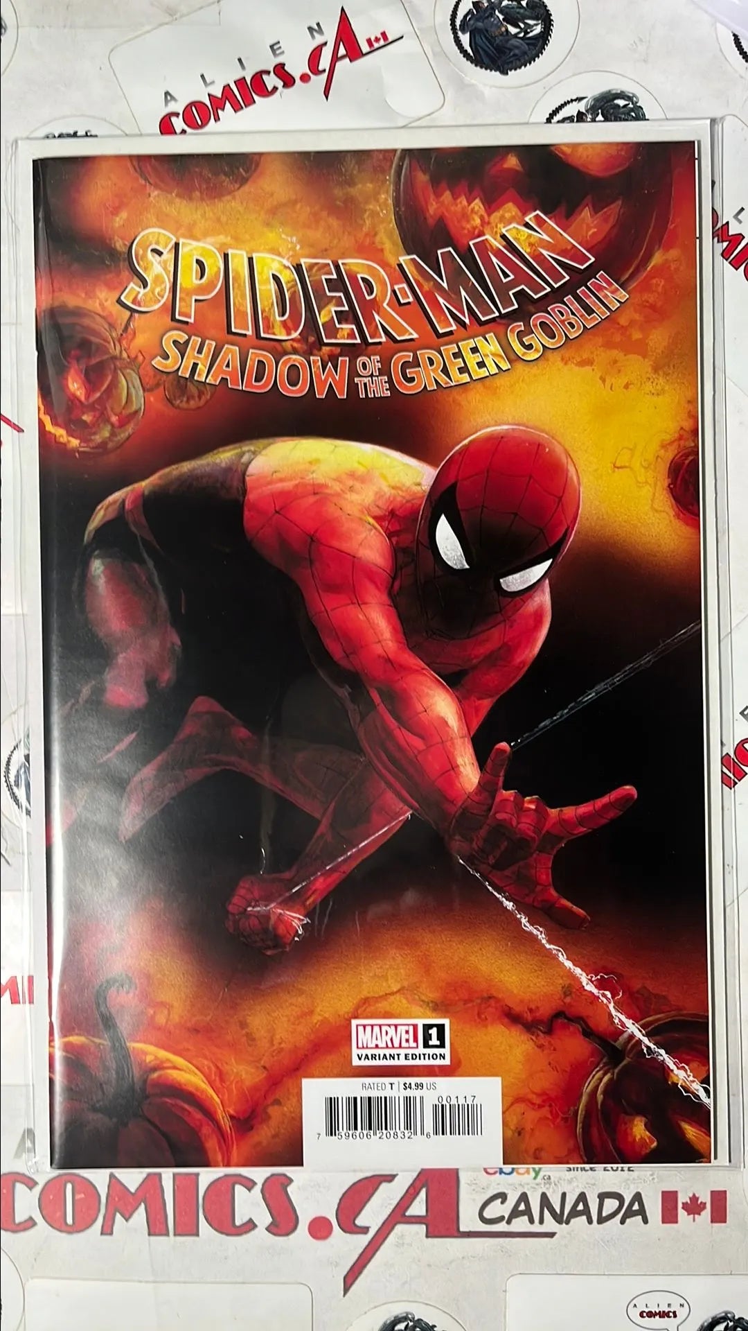 Spider-man: Shadow of the Green Goblin (#1 Alex Maleev 1:25 Variant Origin of Proto-Goblin NM)