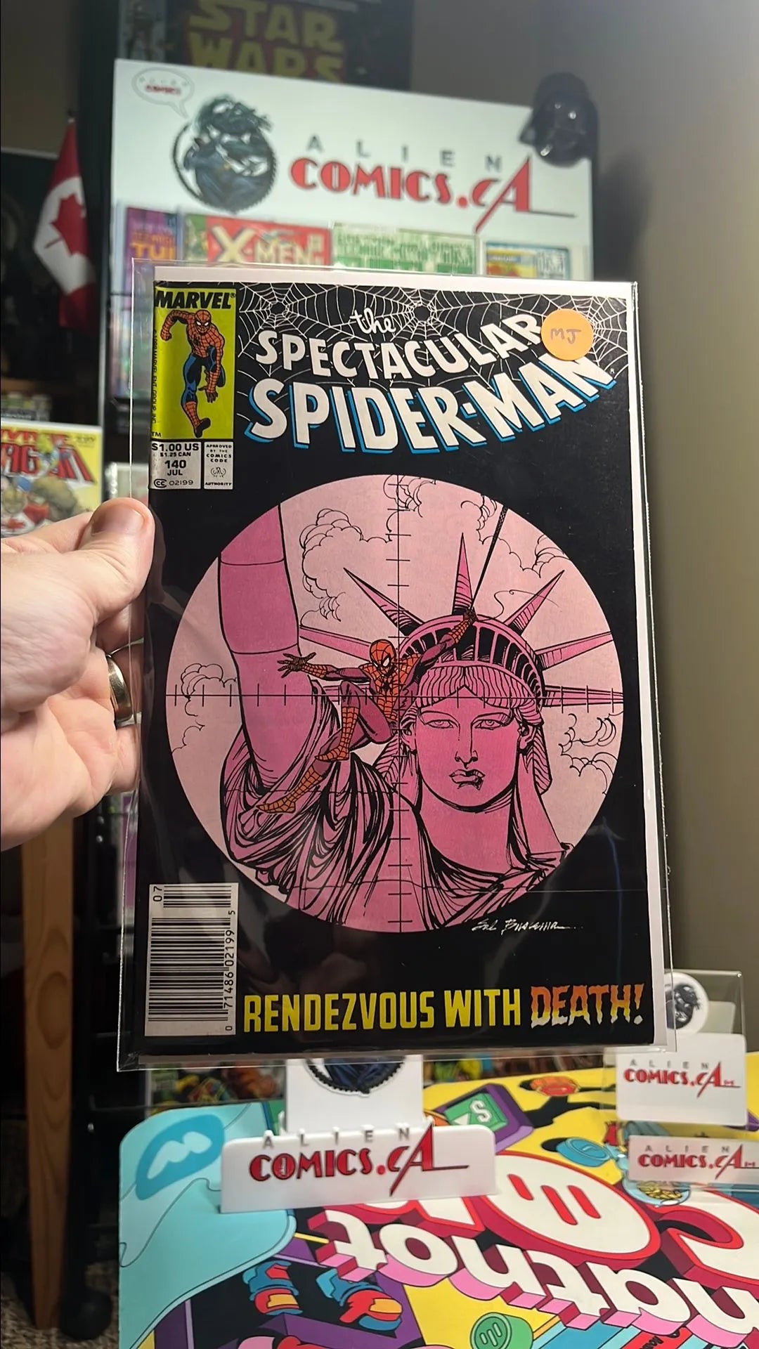Peter Parker: The Spectacular Spider-man (#140 Newsstand Edition Mark Jewellers Insert FN)