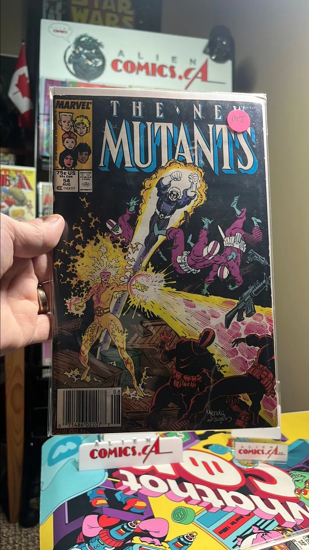 New Mutants (#54 Newsstand Edition Mark Jewellers Insert VG)
