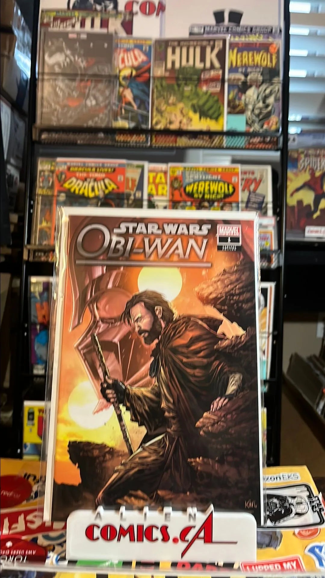 Obi-Wan Kenobi (#1L Ken Lashley TFAW Exclusive Trade Dress Variant NM)