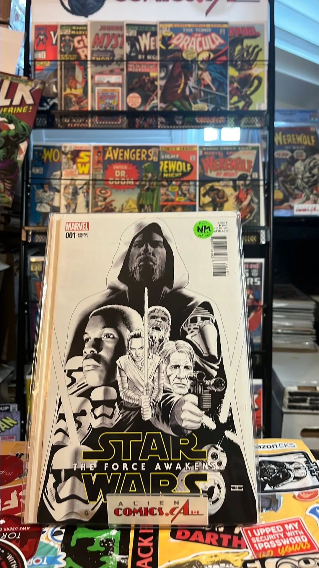 Episode VII: The Force Awakens (#1S John Cassaday Sketch 1:200 Variant HTF NM)