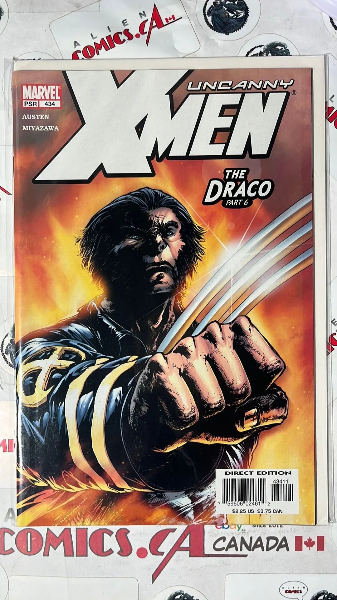 Uncanny X-men (#434 Marvel 2003 Direct Edition The Draco Part 6 Wolverine NM)