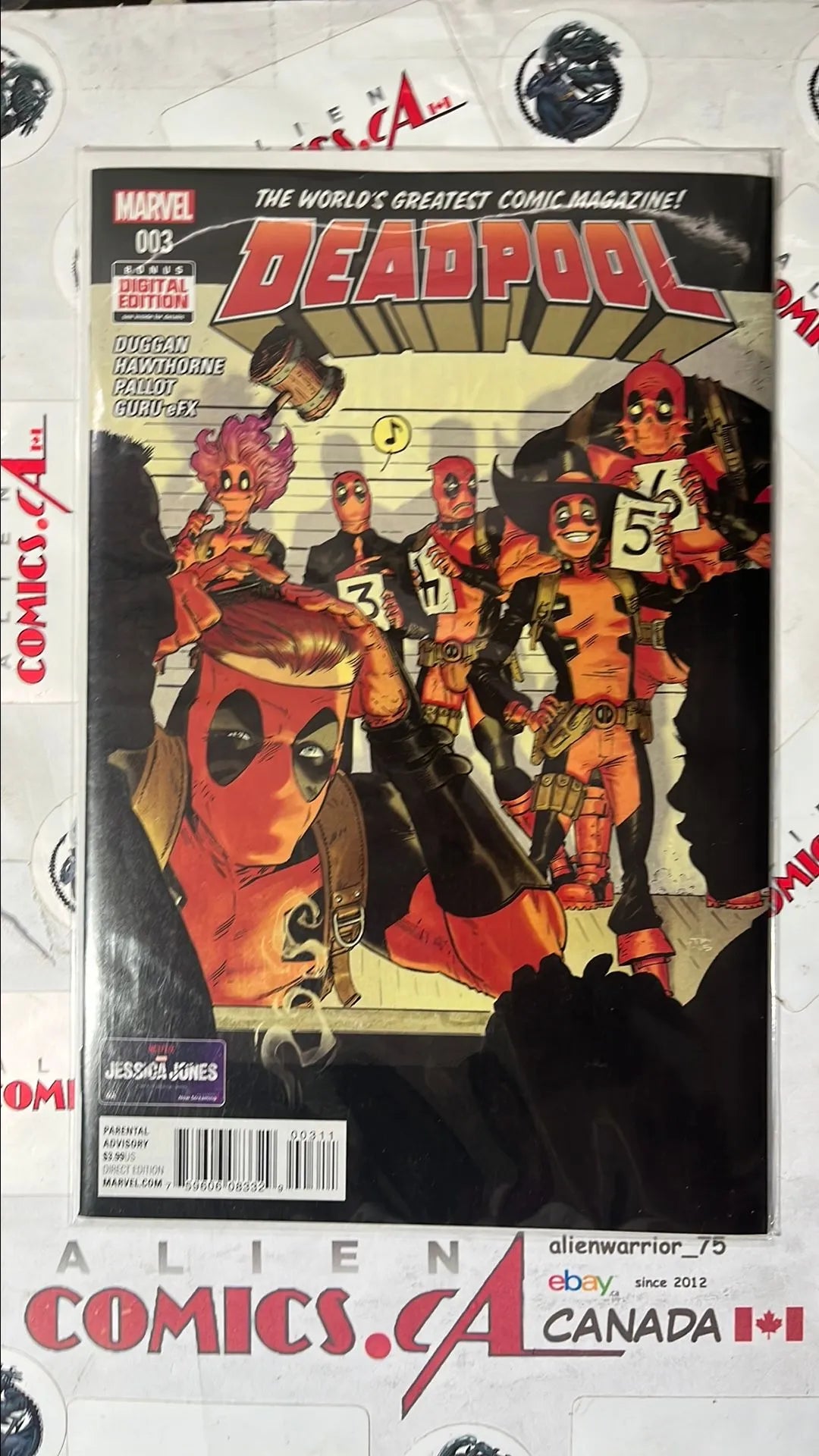 Deadpool (#3 Marvel 2015 Police Line-Up NM)