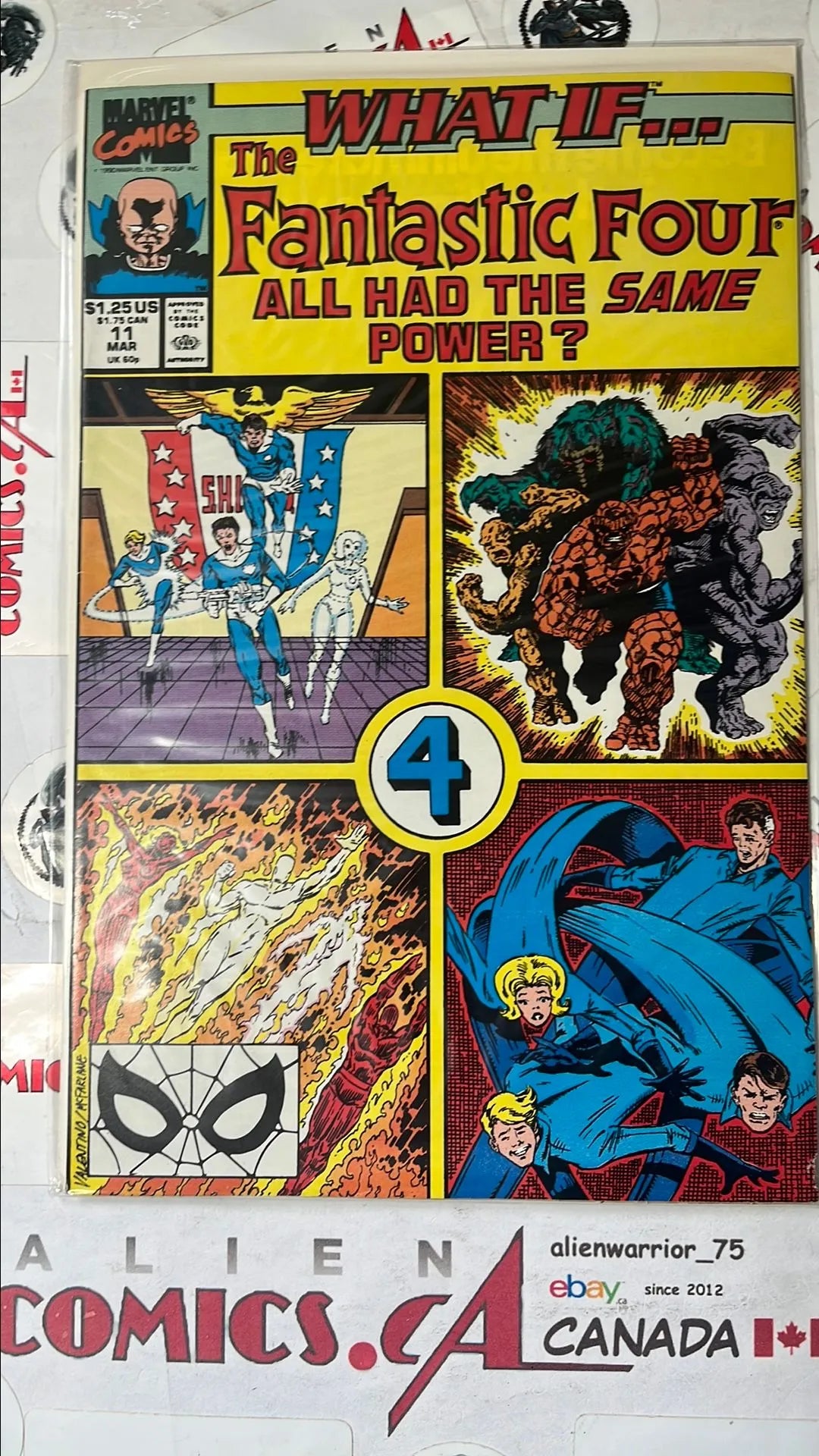 What ...If? (#11 The Fantastic Four All Had The Same Power? Direct Edition VF+)