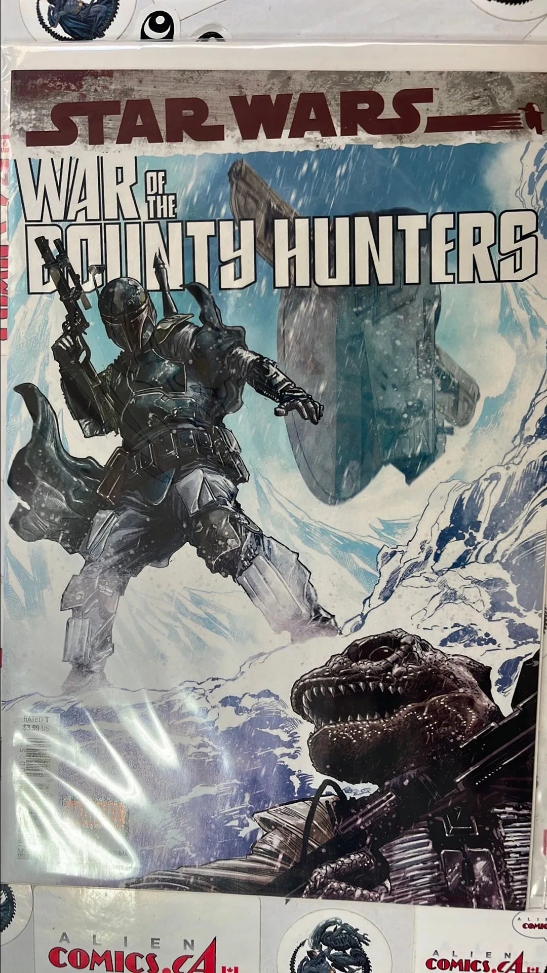 War of the Bounty Hunters (#2 Boba Fett vs. Bossk Marco Checchetto 1:50 Variant NM)