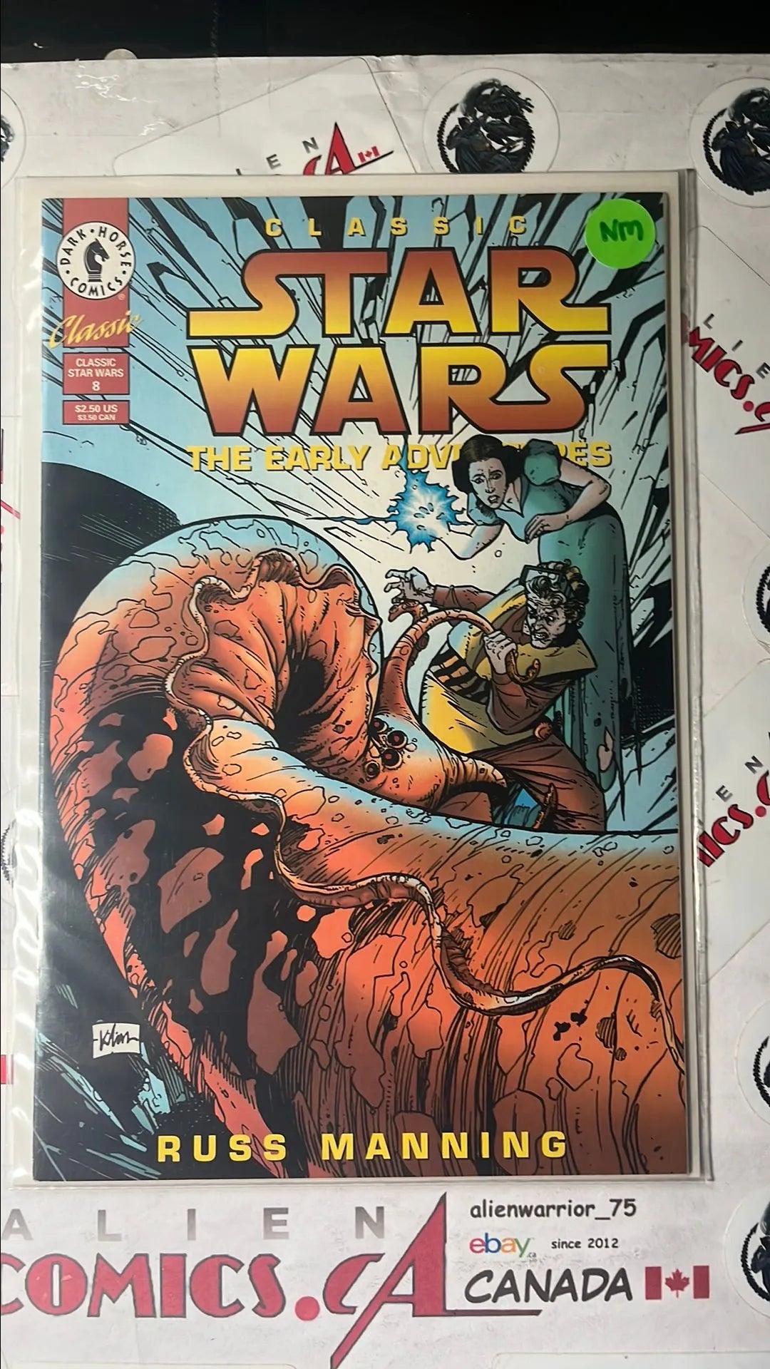 Classic: The Early Adventures (#8 Dark Horse 1994 Princess Leia vs Tentacle Monster NM)