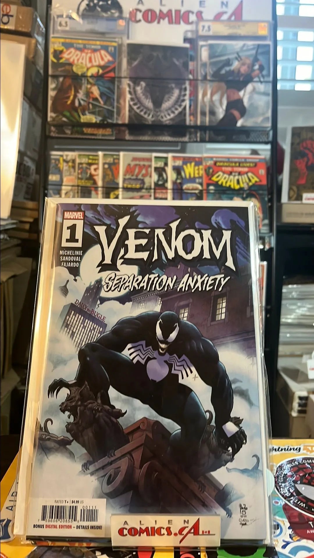 Venom: Separation Anxiety (#1 Web of Spider-man 1 Homage Cover NM)