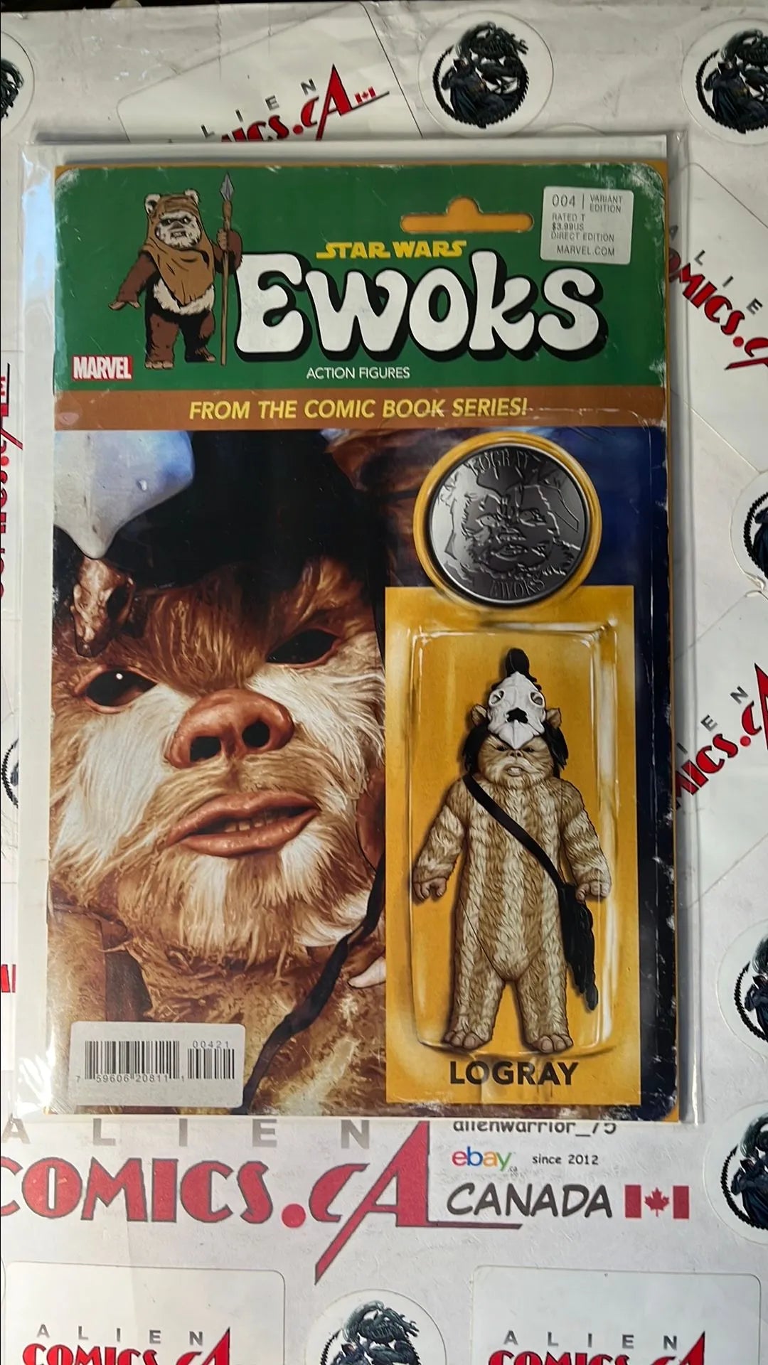 Ewoks (#4 Logray Action Figure Variant NM)