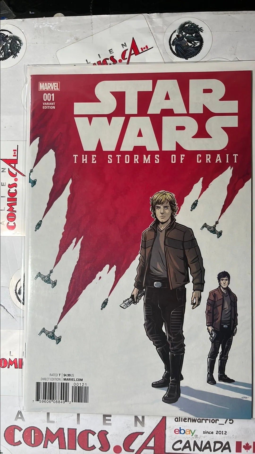 Storms of Crait (One-Shot Artist Caspar Wijngaard Variant NM)