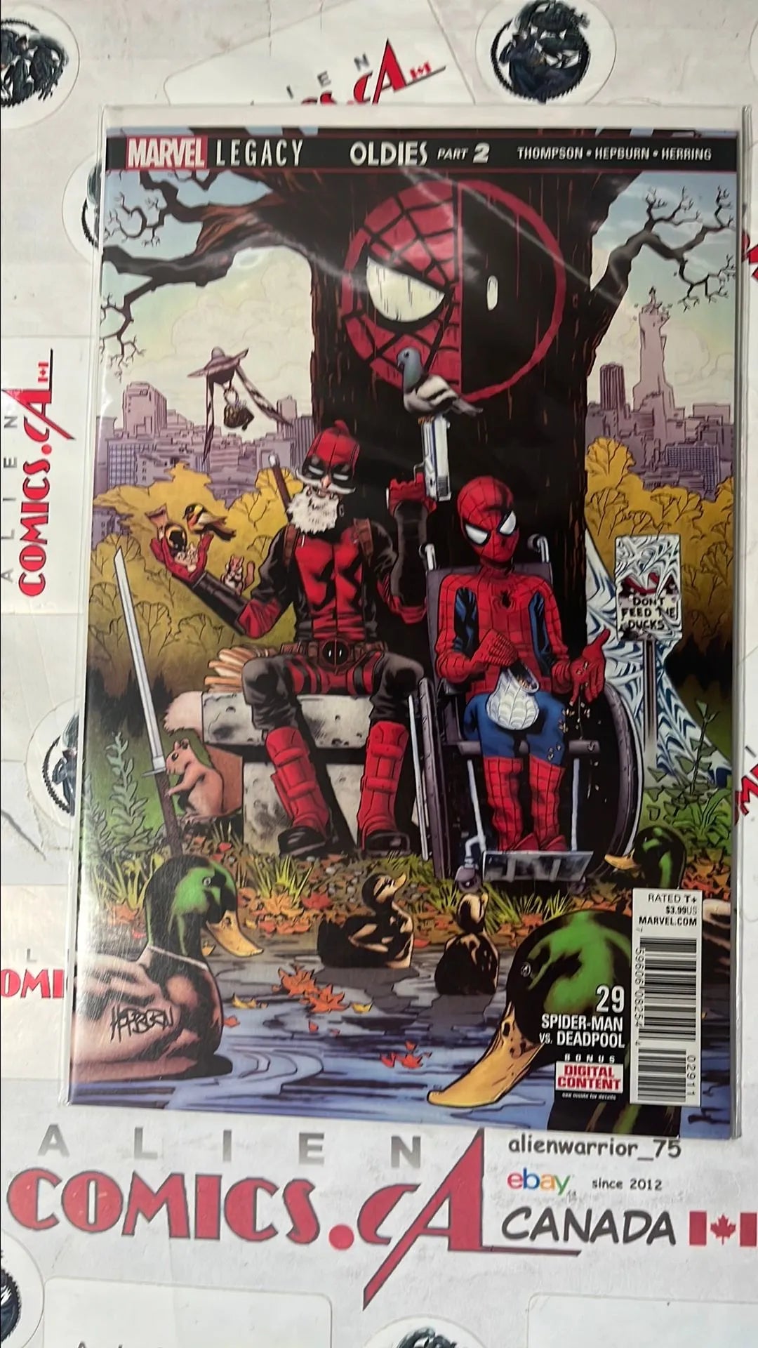 Spider-man vs. Deadpool (#29 Marvel 2018 Oldies Part 2 NM)