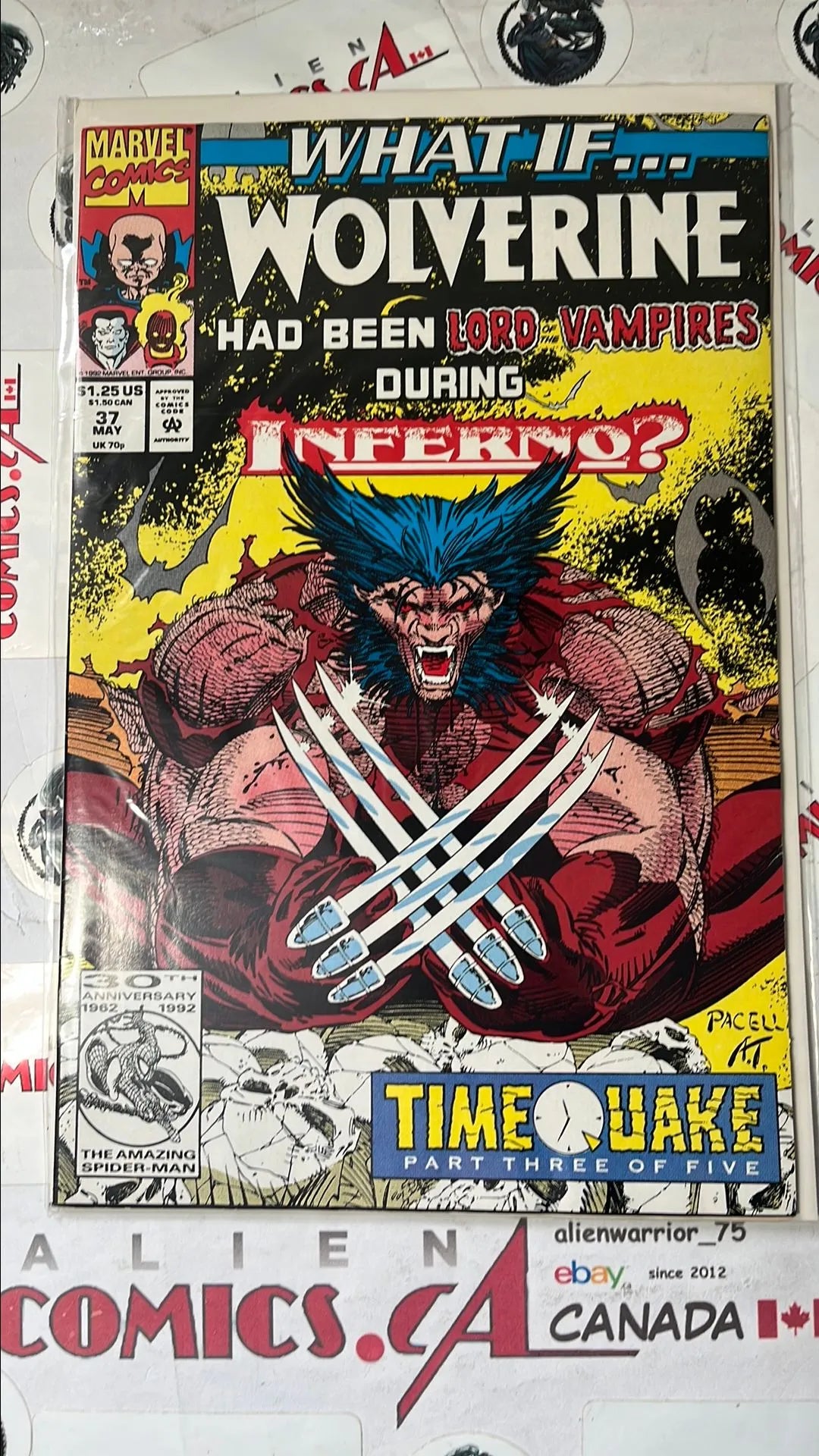 What ...If? (#37 Wolverine Had Been Lord of Vampires During Inferno? Direct Edition VF+)