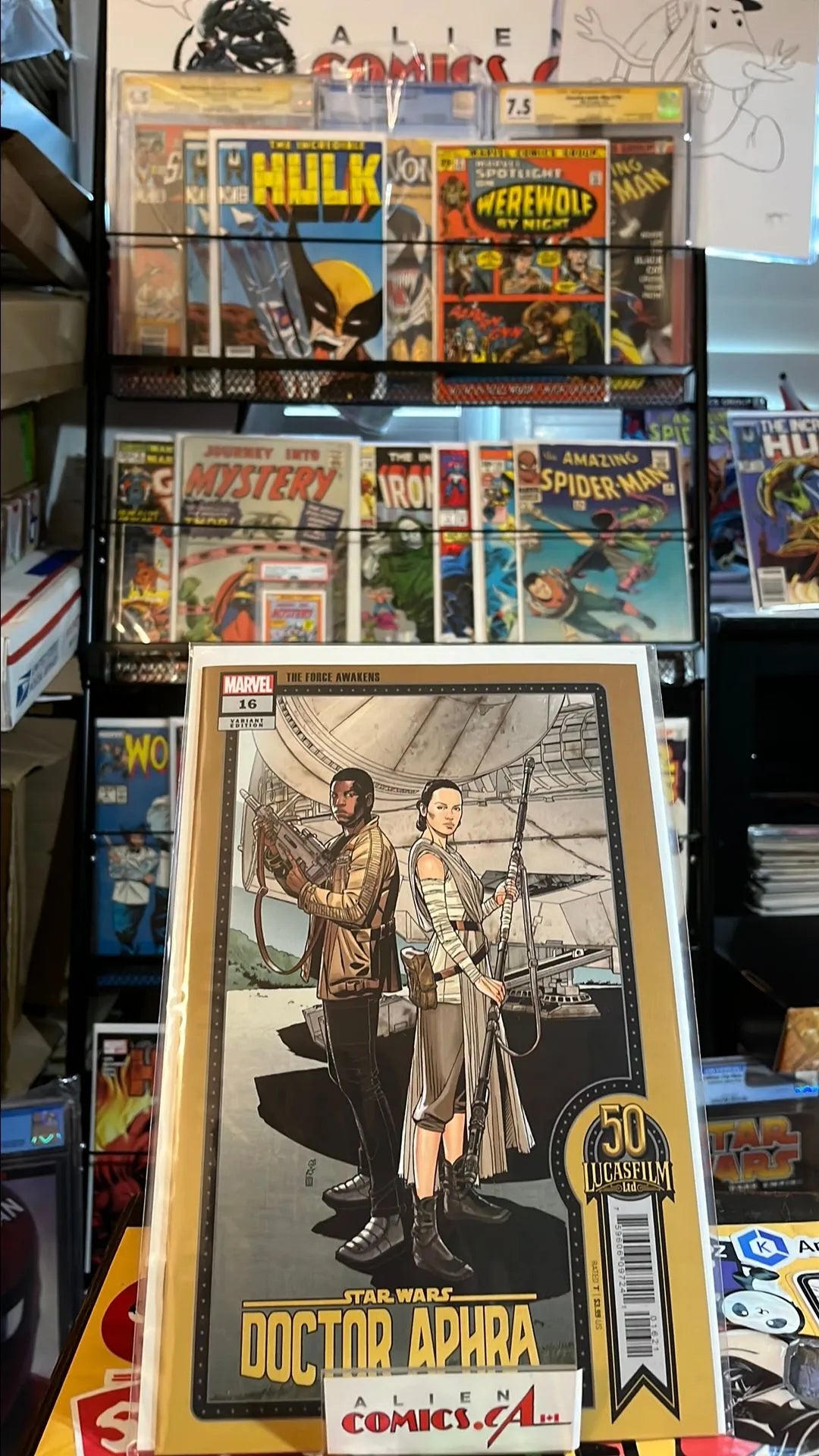The Force Awakens (Doctor Aphra #16 50th Lucasfilm Anniversary Variant NM)
