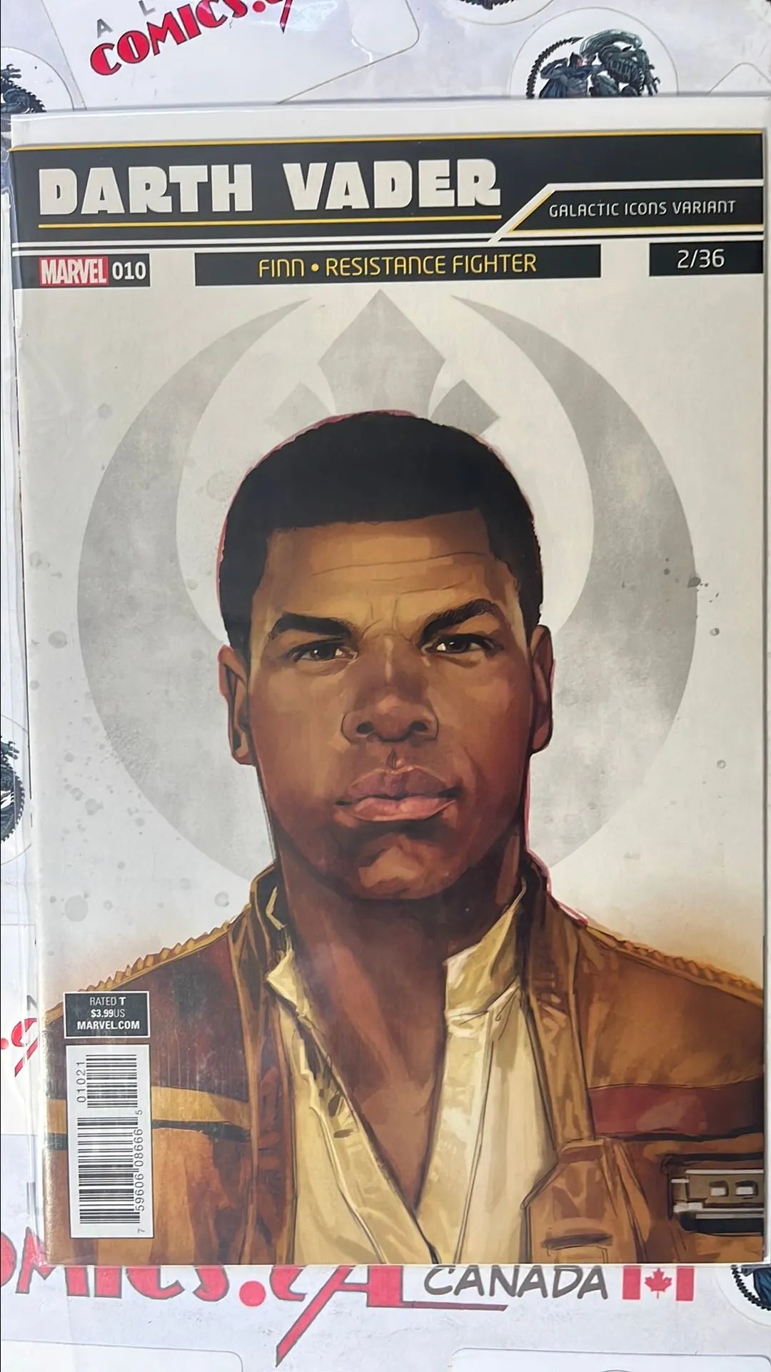Galactic Icons (#2 Finn FN-2187 Resistance Fighter NM)