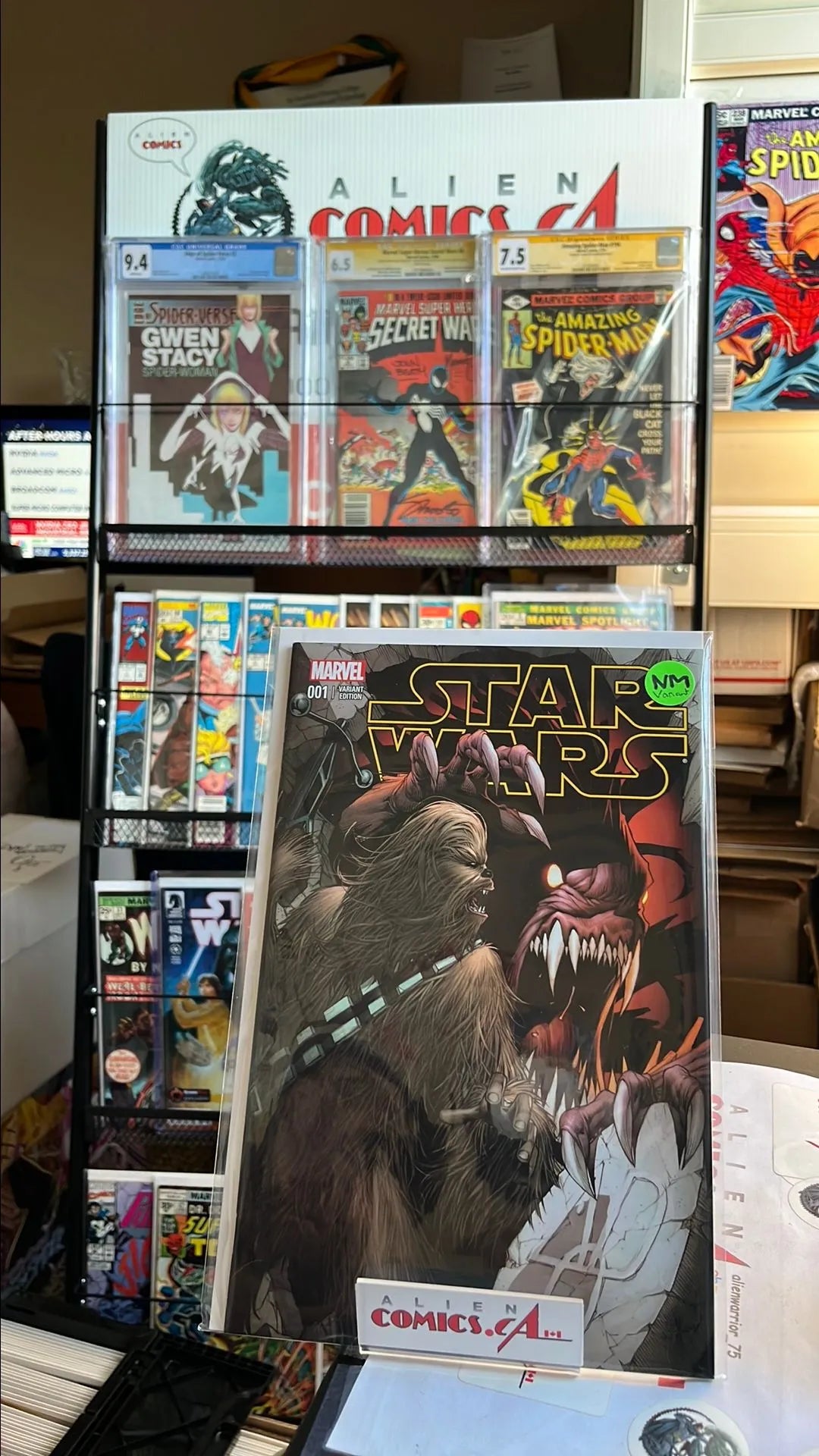 Star Wars (#1K Marvel 2015 AOD Collectables Keown Variant NM)