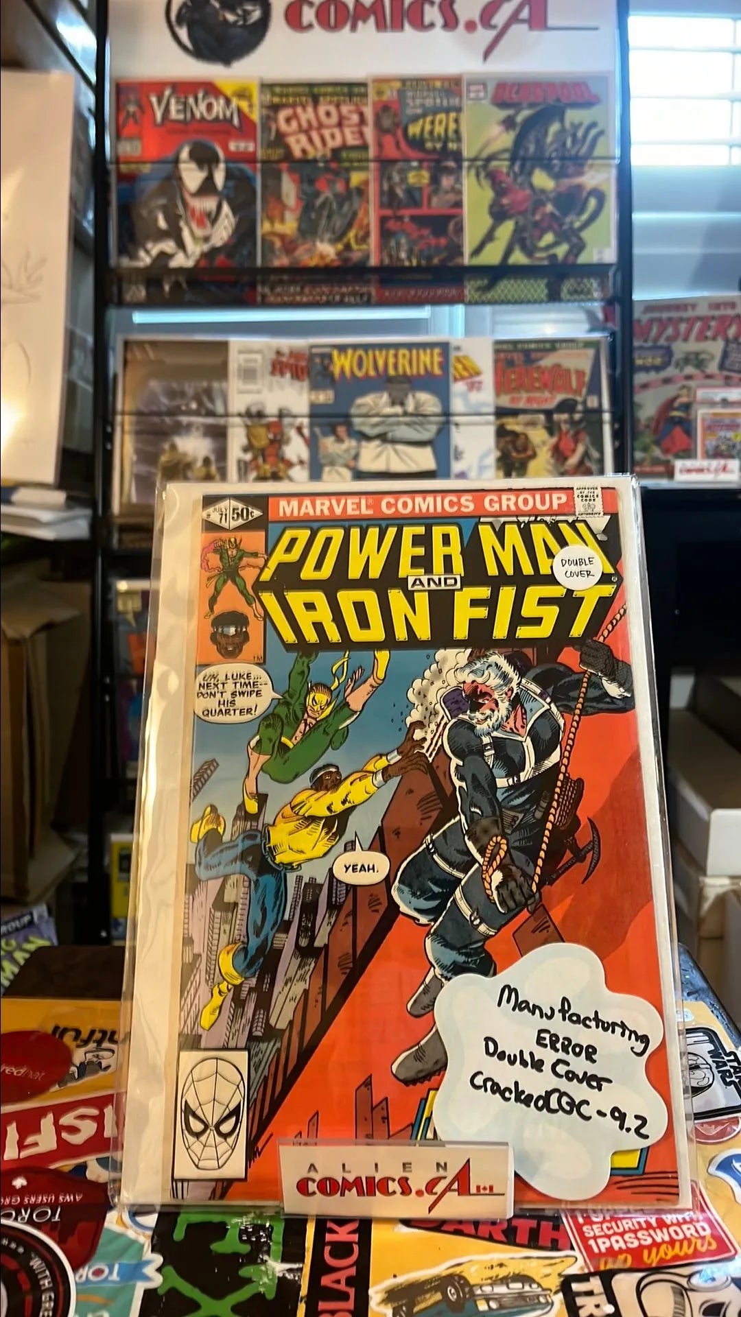Power Man & Iron Fist (#71 Manufacturing ERROR Double Cover Formerly graded by CGC NM- 9.2)