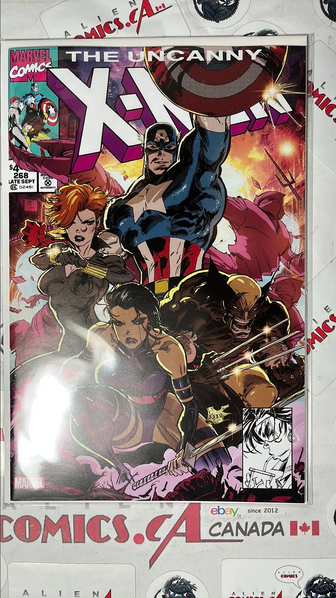 Uncanny X-men (#268 Facsimile Kaare Andrews Variant 616 Trade Dress Limited to 3000 copies NM)