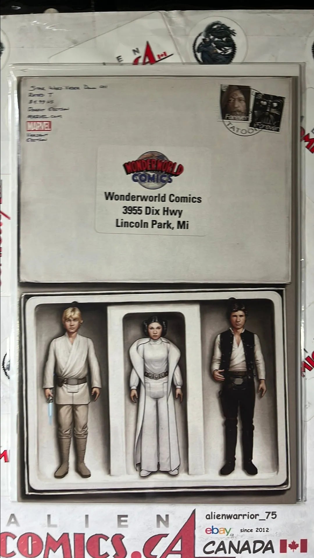 Vader Down (Action Figure Variant #1W Vader Down Wonderworld Mail Away: Rebels HTF NM)