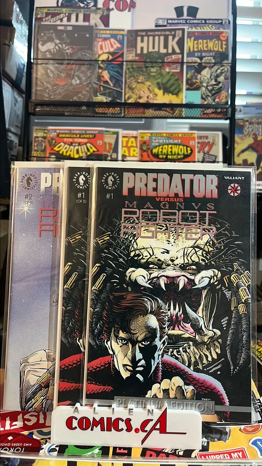 PREDATOR vs. Magnus Robot Fighter (3-Book Lot NM)
