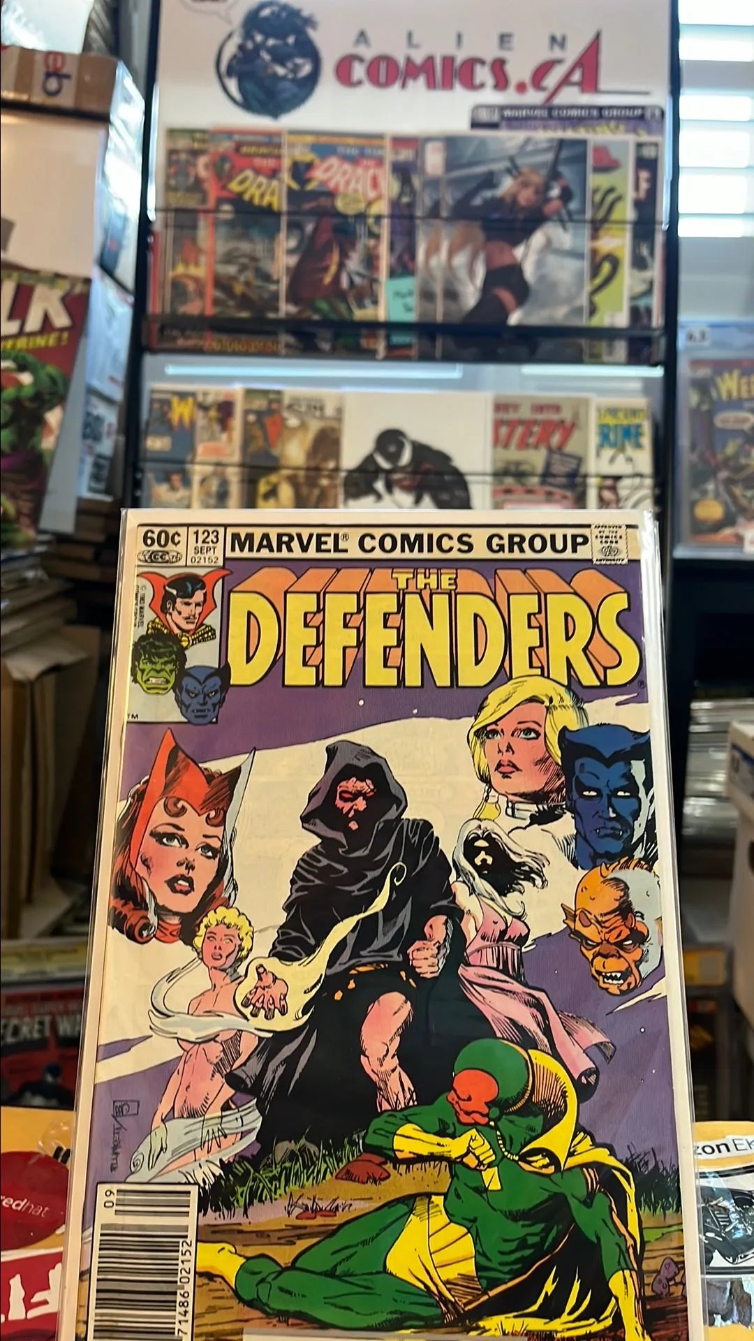 Defenders (#123 1st app. Cloud & Seraph Newsstand Edition VF)
