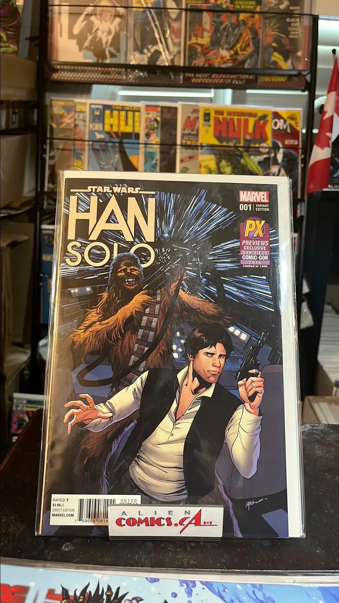 Han Solo (#1P PX SDCC 2016 Exclusive Variant NM)
