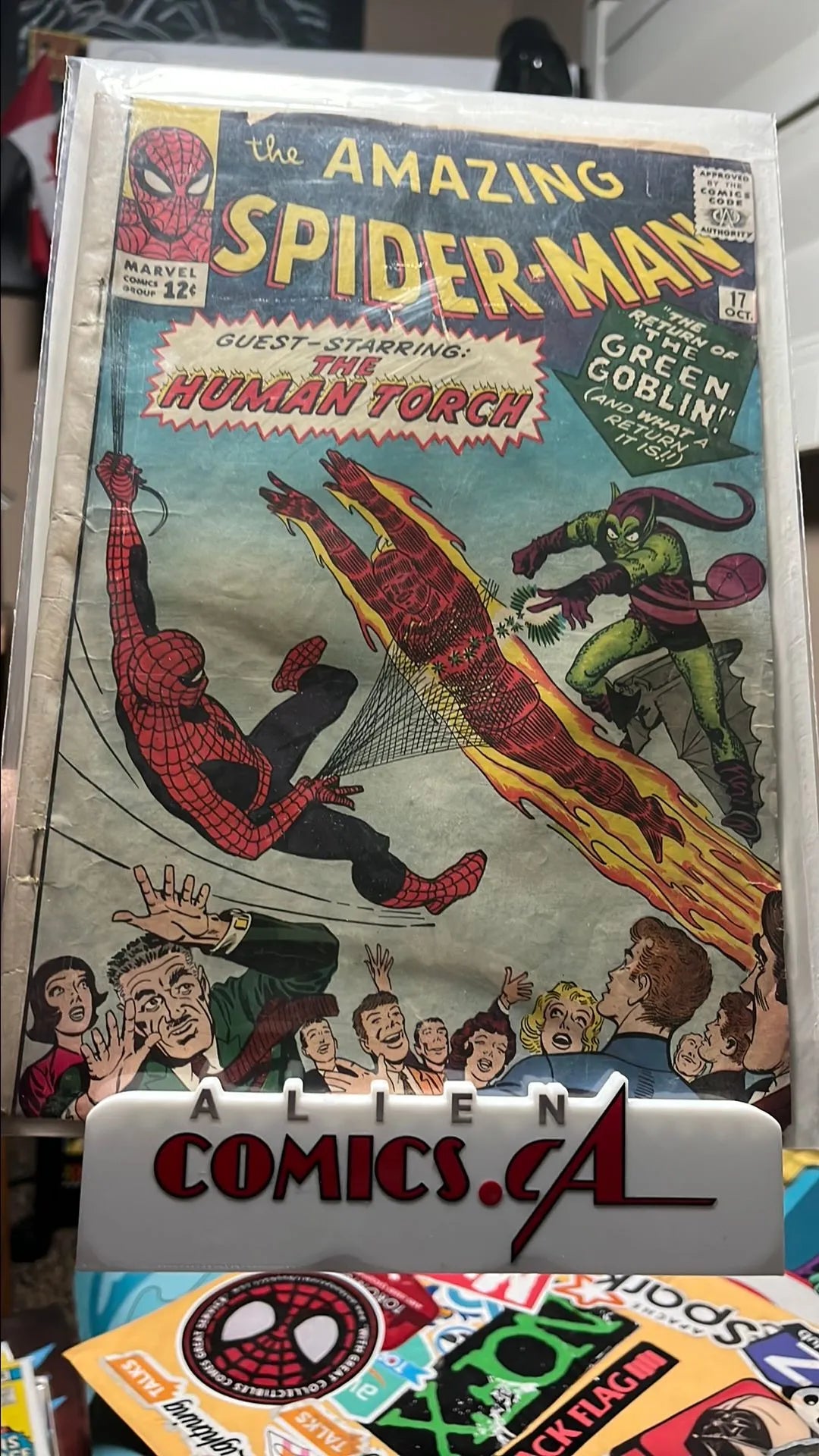 Amazing Spider-man (#17 Return of the Green Goblin 2nd app. Green Goblin Human Torch app. VG)