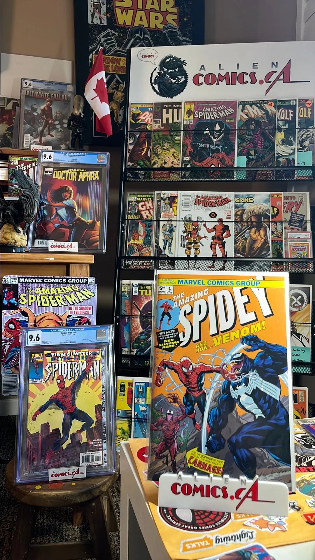 Amazing Spider-man (#1 Incredible Hulk 181 Homage Cover Venom & Carnage Stadium Comics Exclusive Limited to 3000 copies NM)