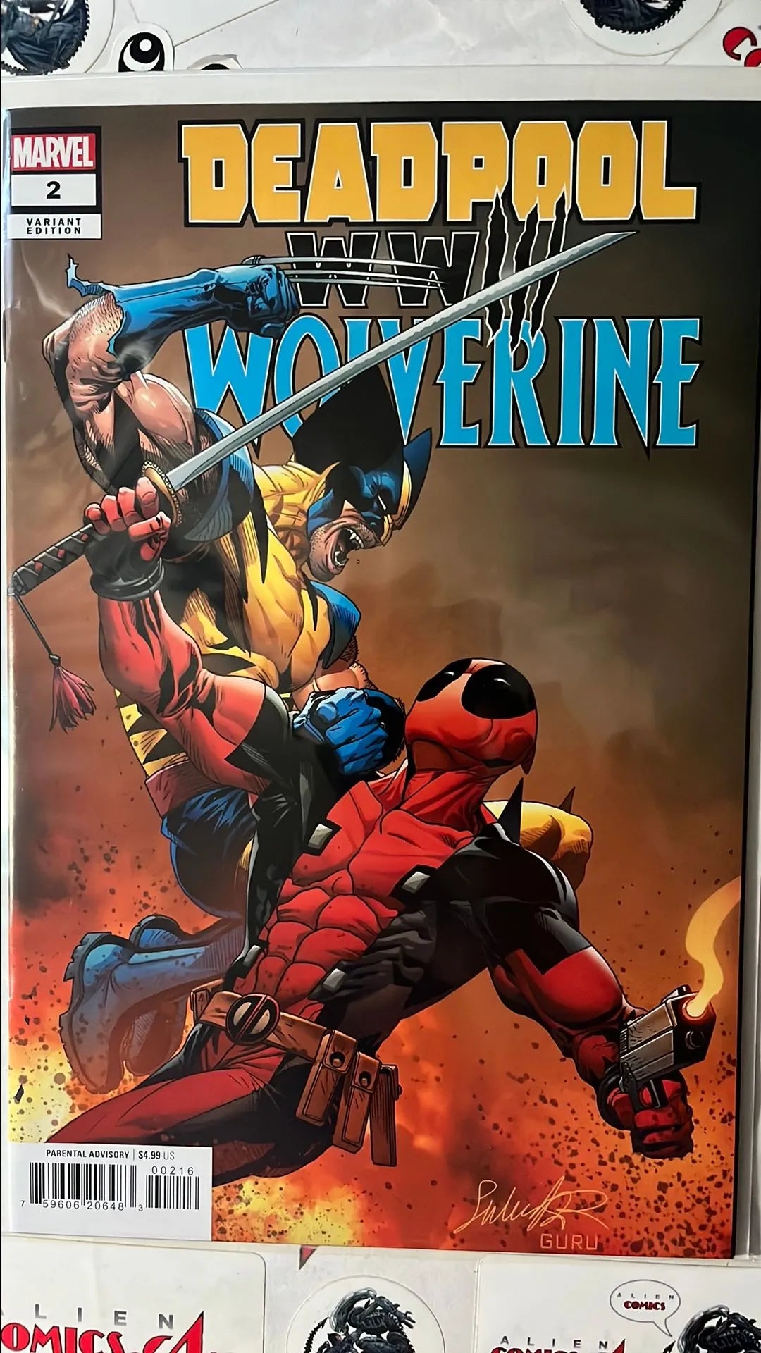 Deadpool & Wolverine WWIII (#2L Salvador Larroca 1:25 Variant NM)