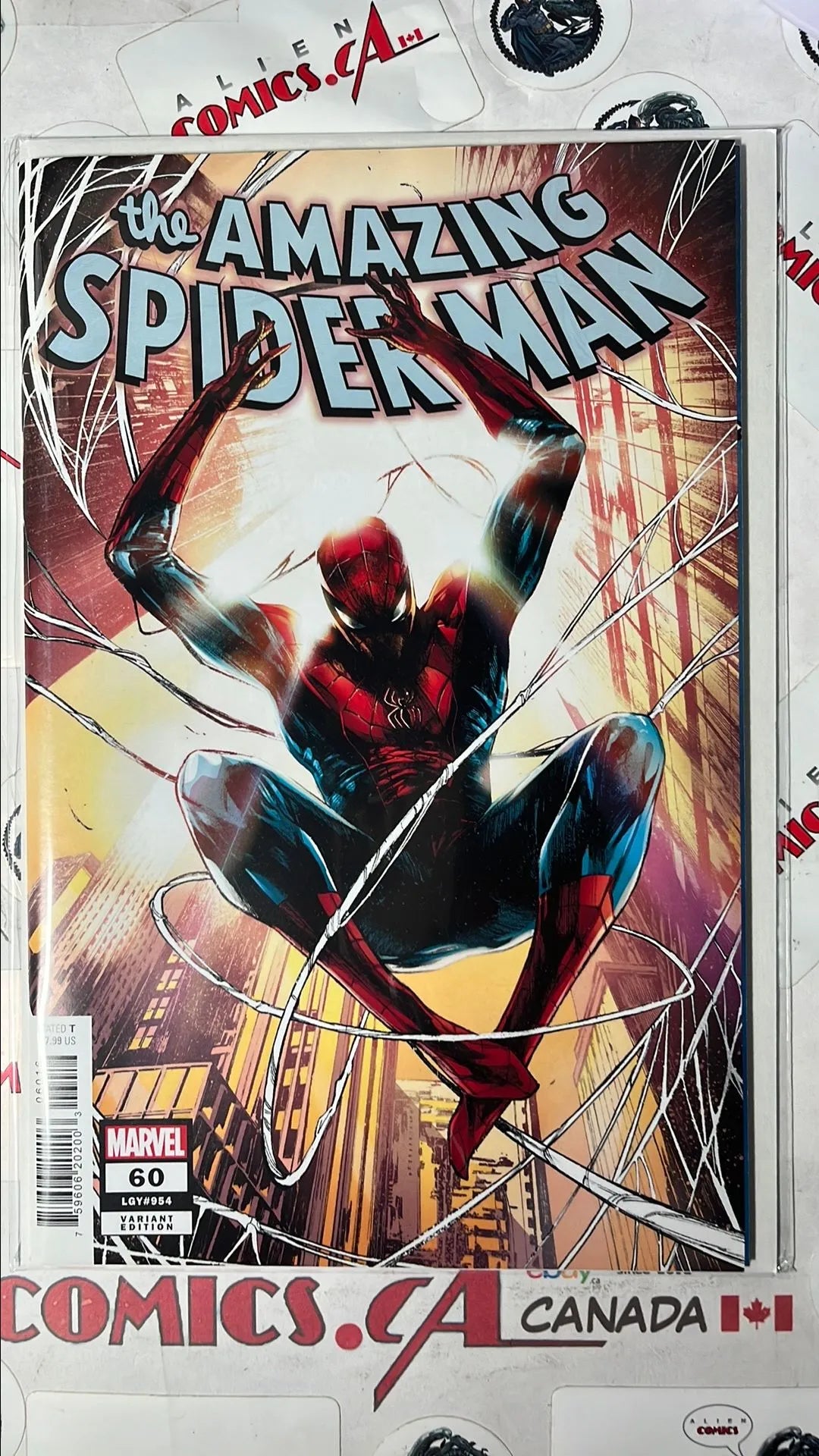Amazing Spider-man (#60 LGY954 Marvel 2024 Alessandro Cappuccio 1:25 Variant NM)