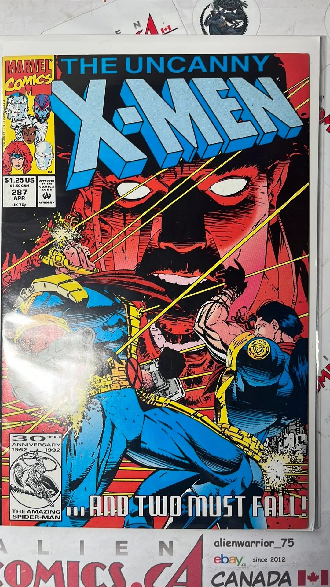 Uncanny X-Men (#287 Direct Edition Bishop Joins X-men Origin of Bishop VF)