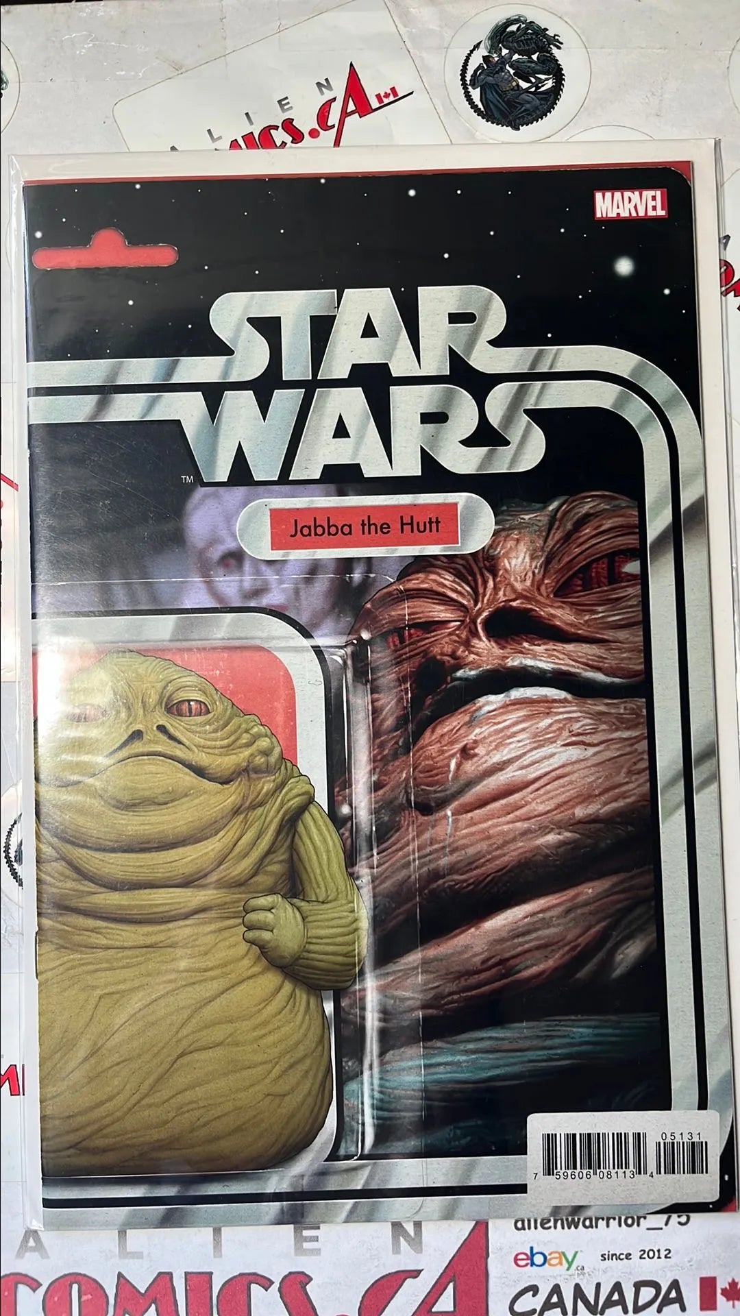 Star Wars (Action Figure Variant #51B Jabba The Hutt HTF NM)