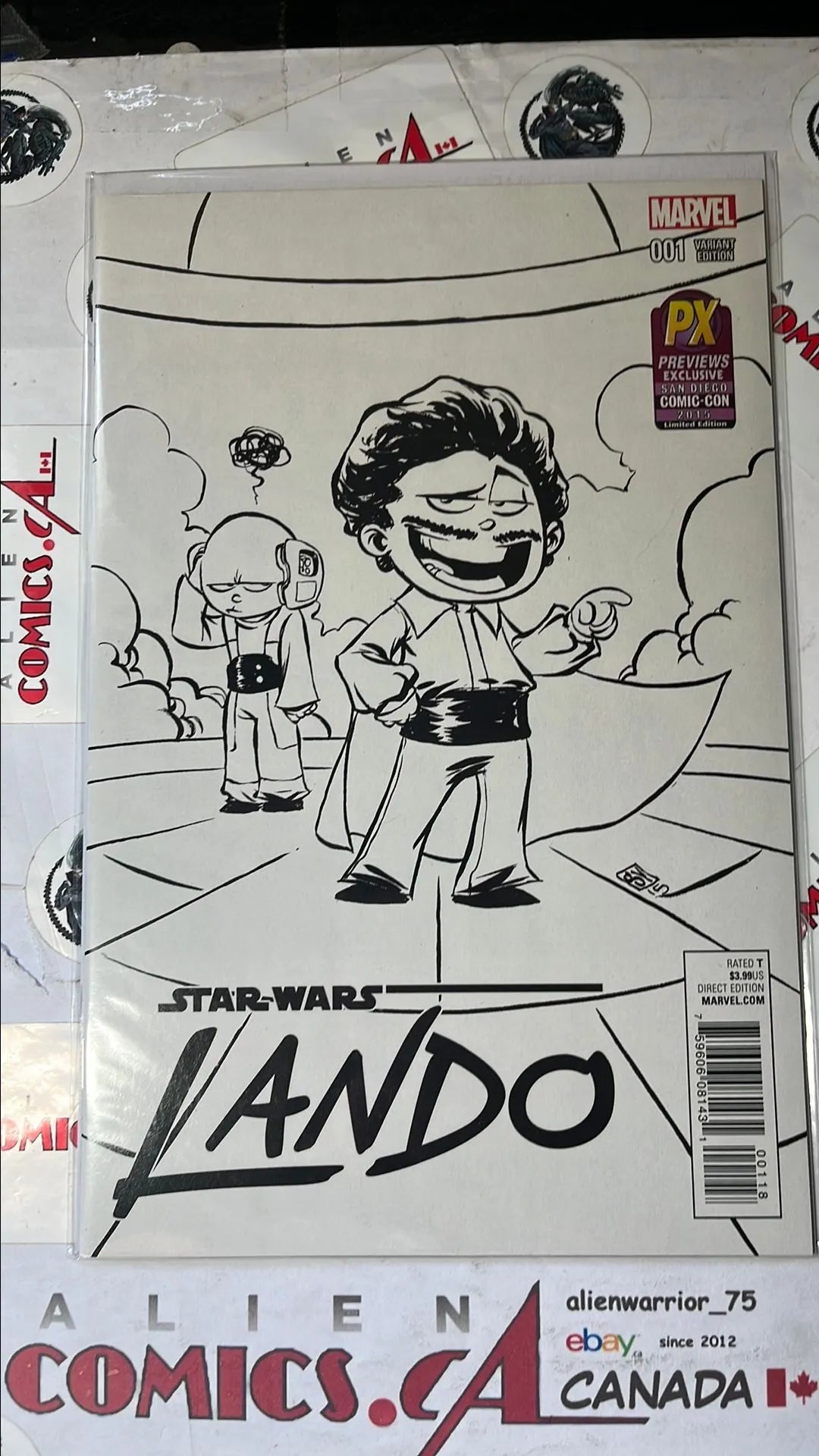 Lando (#1Y Skottie Young SDCC 2015 Sketch Variant NM)