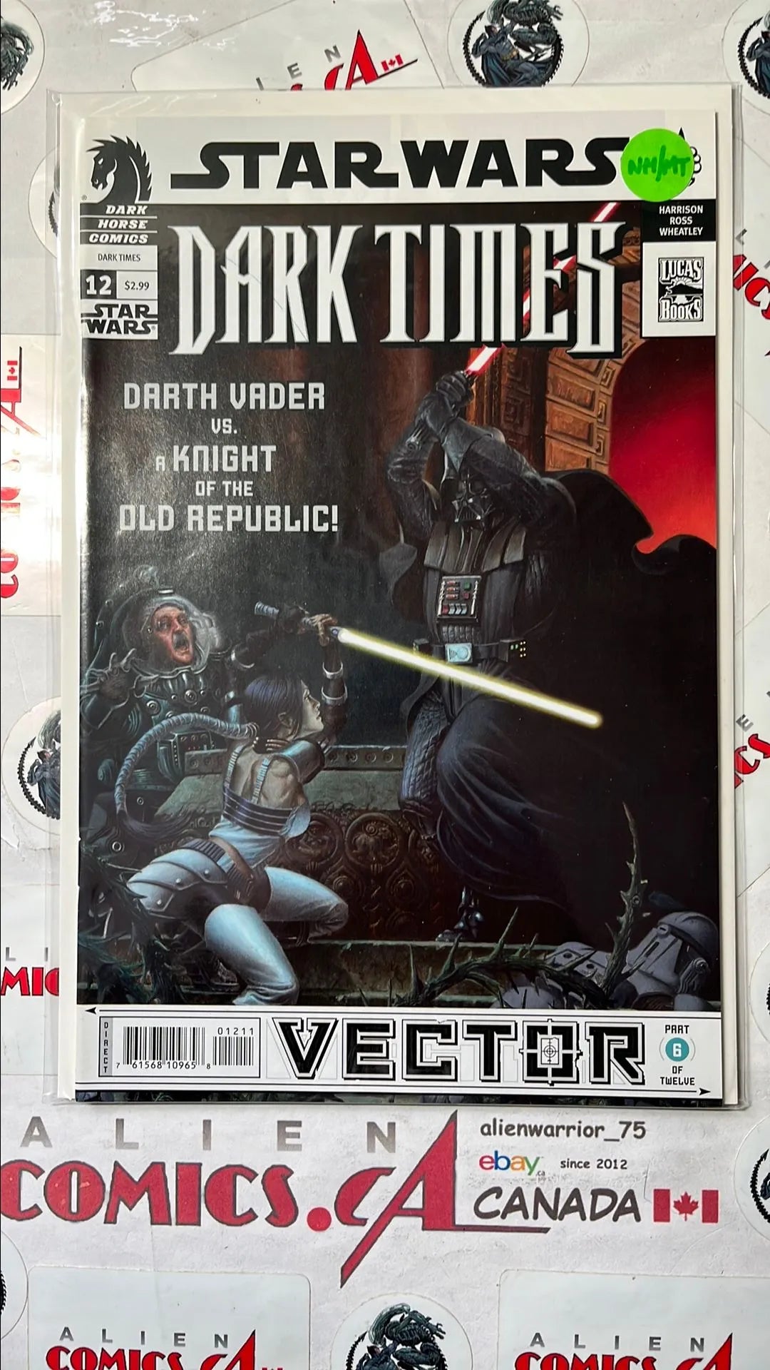 Dark Times (#12 Dark Horse 2006 Vector 6 Darth Vader vs. KOTOR NM)