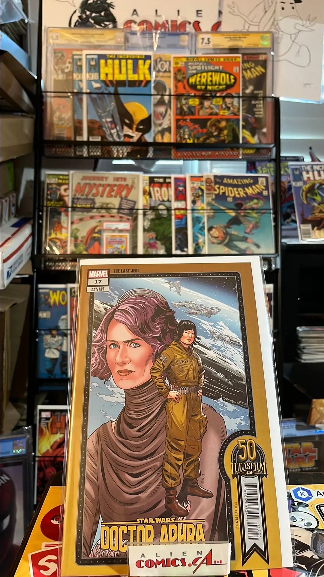 The Last Jedi (Darth Aphra #17 50th Lucasfilm Anniversary Variant NM)