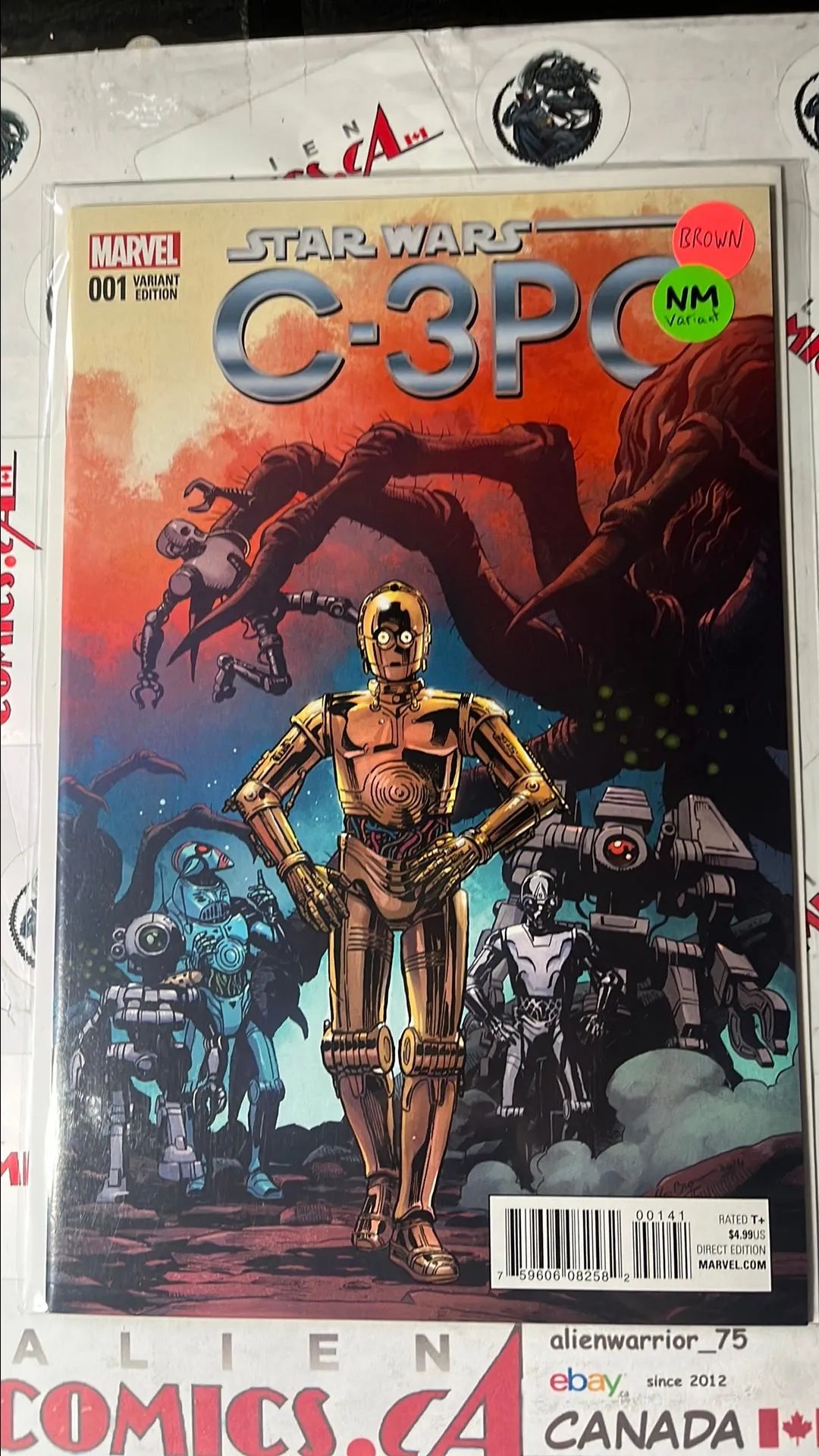 C-3PO (#0B One-Shot Reilly Brown 1:25 Variant NM)