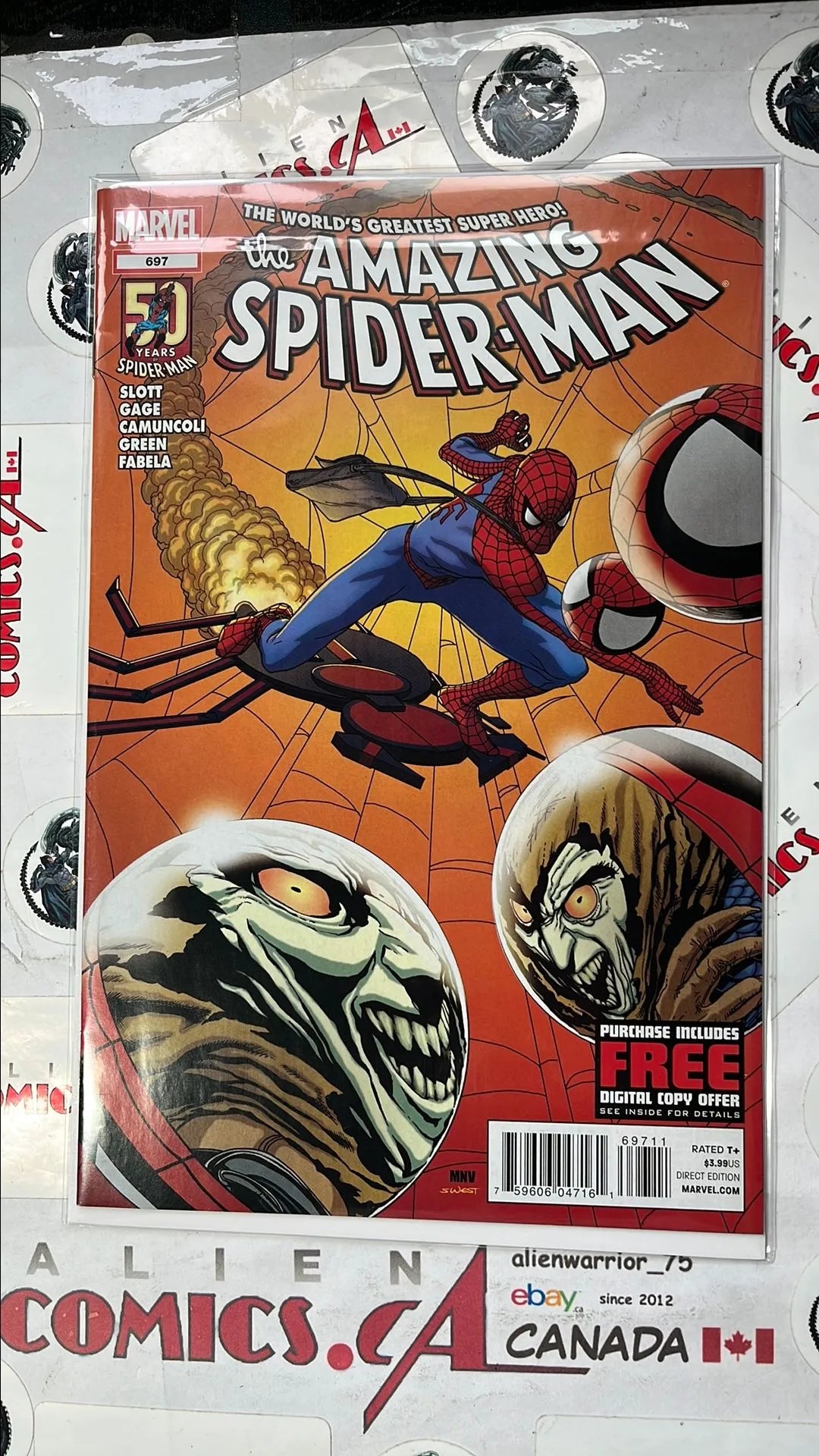 Amazing Spider-man (#697 Marvel 2012 Doc Ock becomes The Superior Spider-Man NM(Amazing Spider-man (#697 Marvel 2012 Doc Ock becomes The Superior Spider-Man NM)