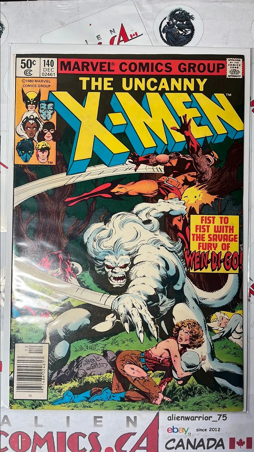 Uncanny X-men (#140 Newsstand Edition Alpha Flight disbands Wendigo app. VF)