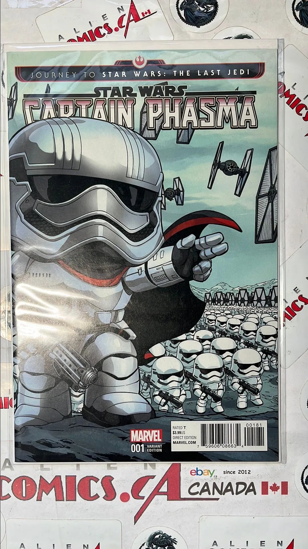 Journey to Episode VIII: The Last Jedi: Captain Phasma (#1D Diego Olortegui Variant NM)