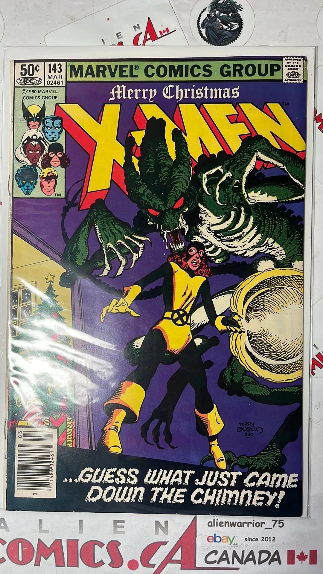 Uncanny X-men (#143 Newsstand Edition Final collaboration of Chris Claremont and John Byrne VF)